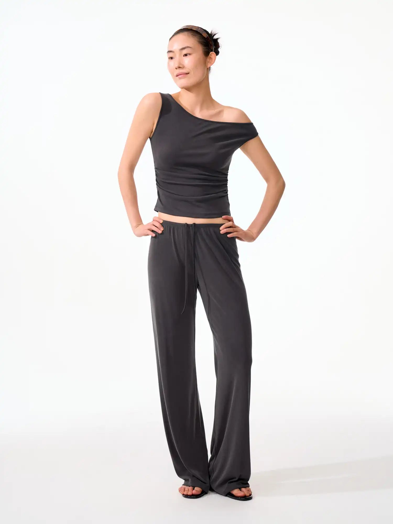 FirstFloor Soft-Mist Modal Drape Pants | Canton Collective