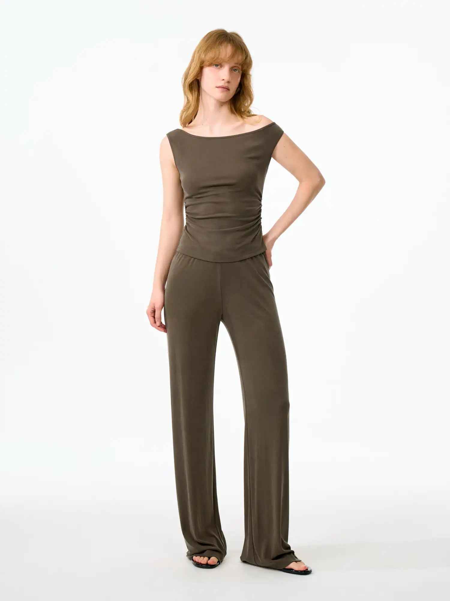 FirstFloor Soft-Mist Modal Drape Pants | Canton Collective