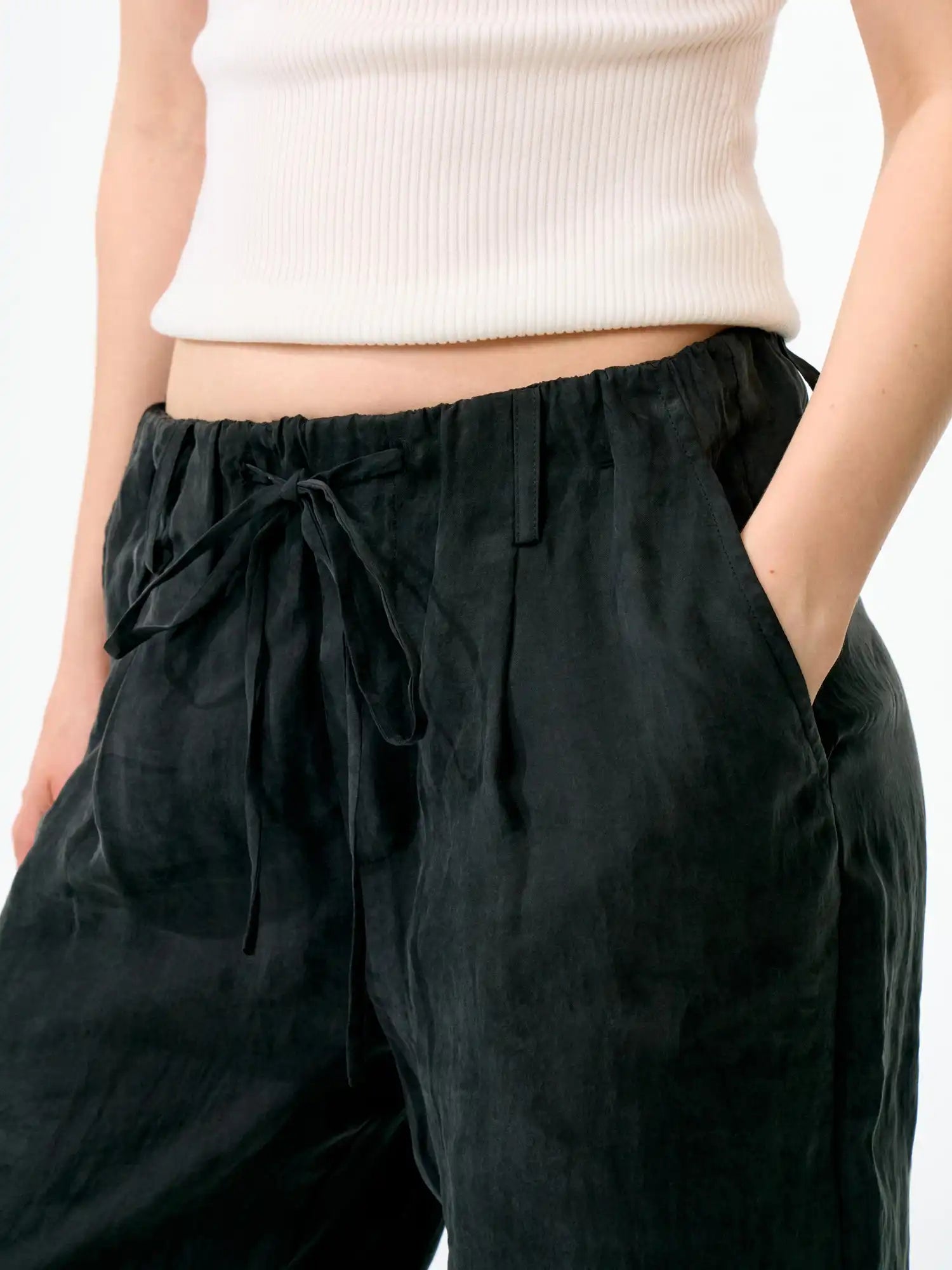FirstFloor Soft Washed Tencel Balloon Pants | Canton Collective