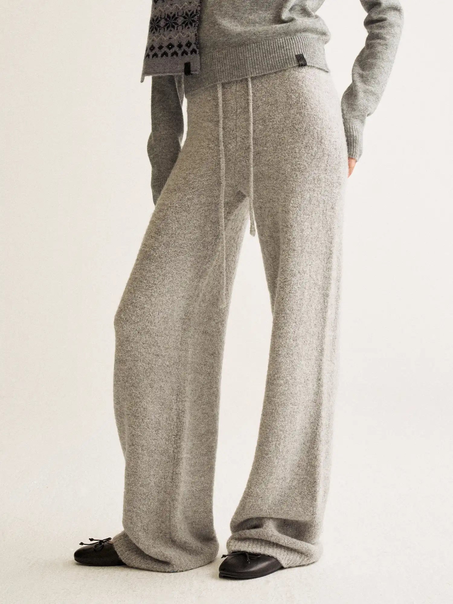 FirstFloor Soft Wool Drawstring Trousers | Canton Collective