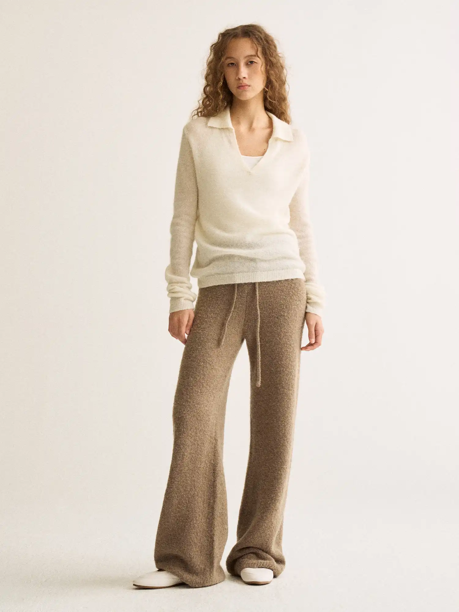 FirstFloor Soft Wool Drawstring Trousers | Canton Collective