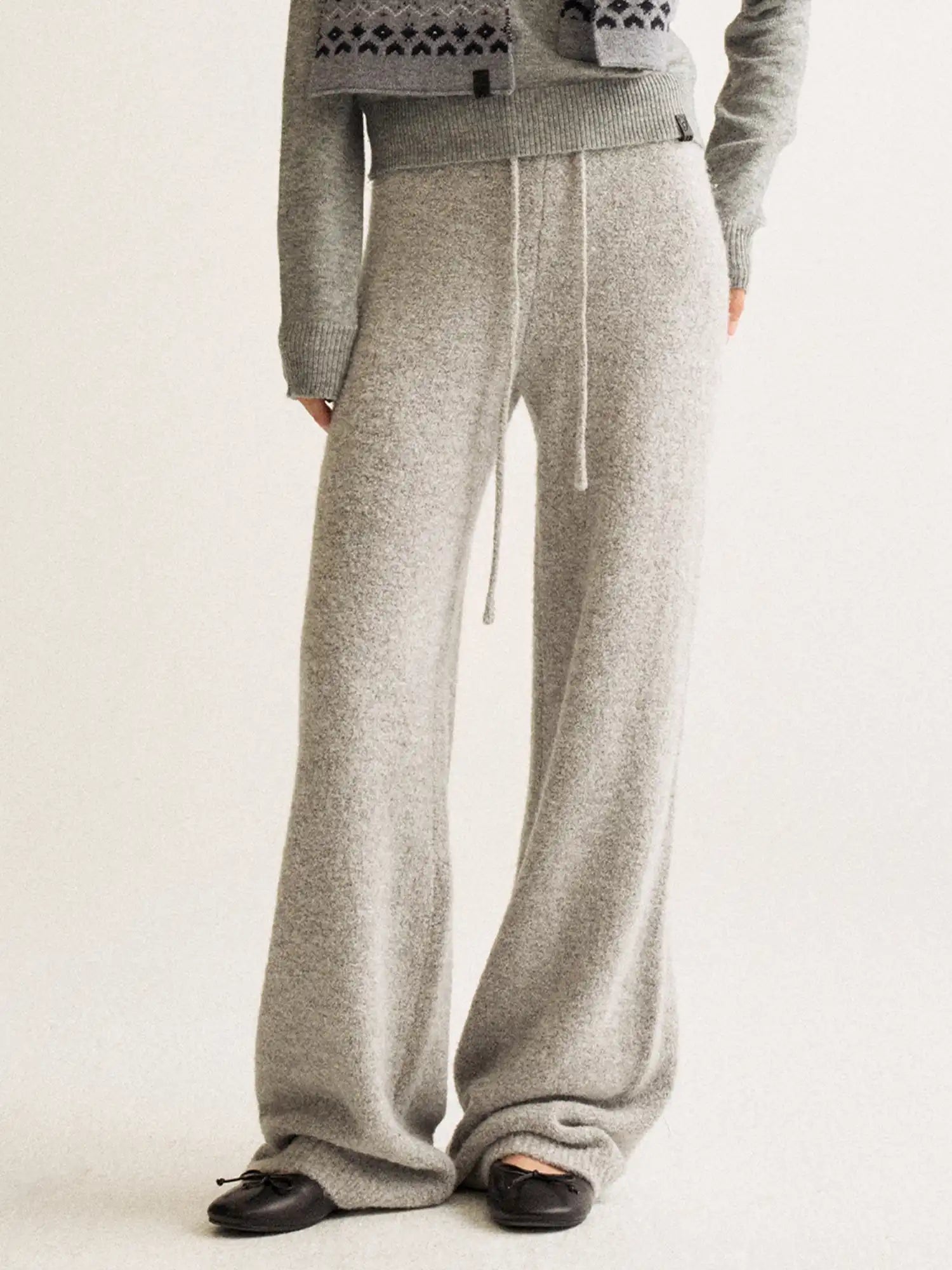FirstFloor Soft Wool Drawstring Trousers | Canton Collective