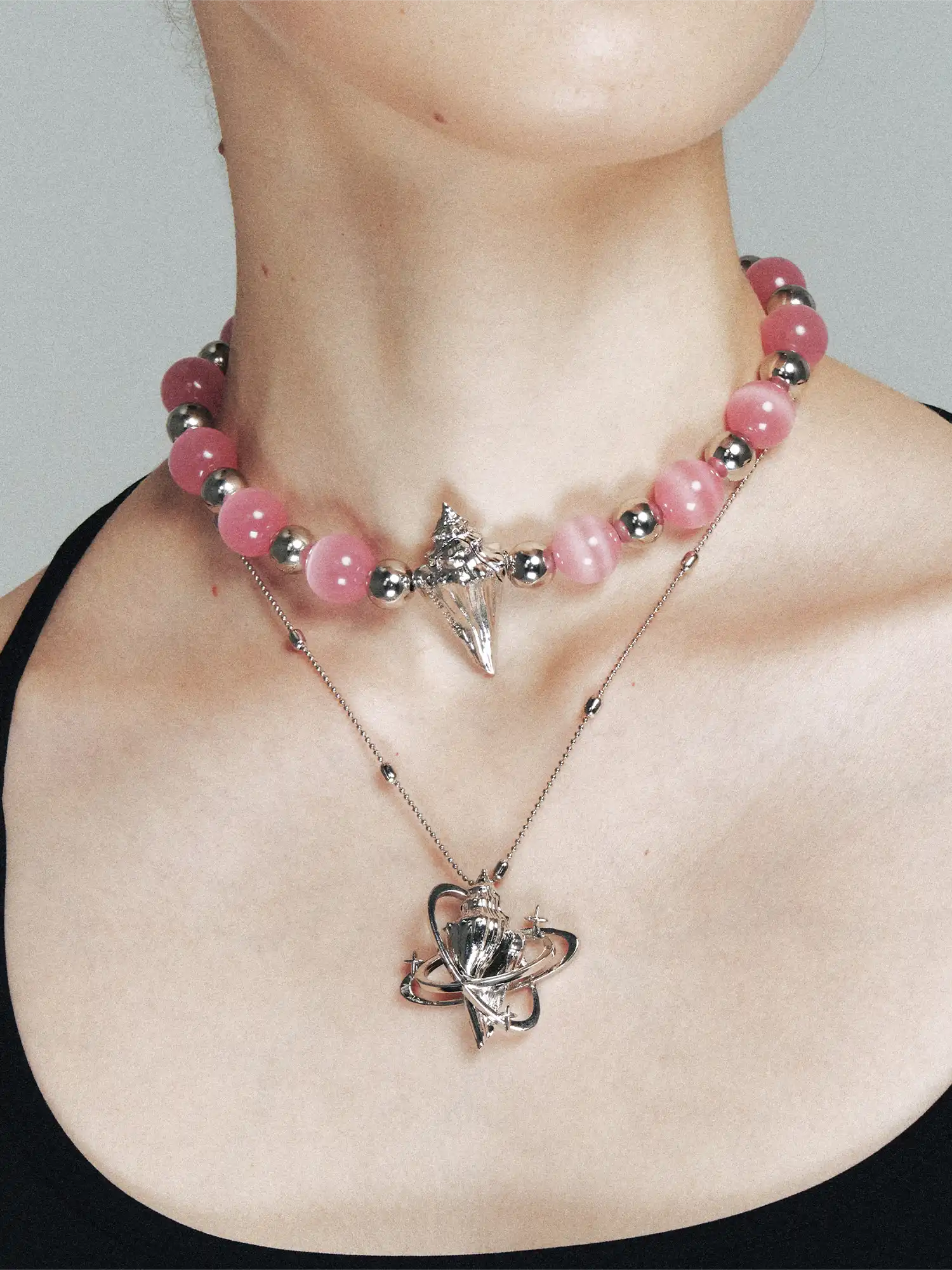 1Jinn M2M Sophisticated Shell Star Choker | Canton Collective