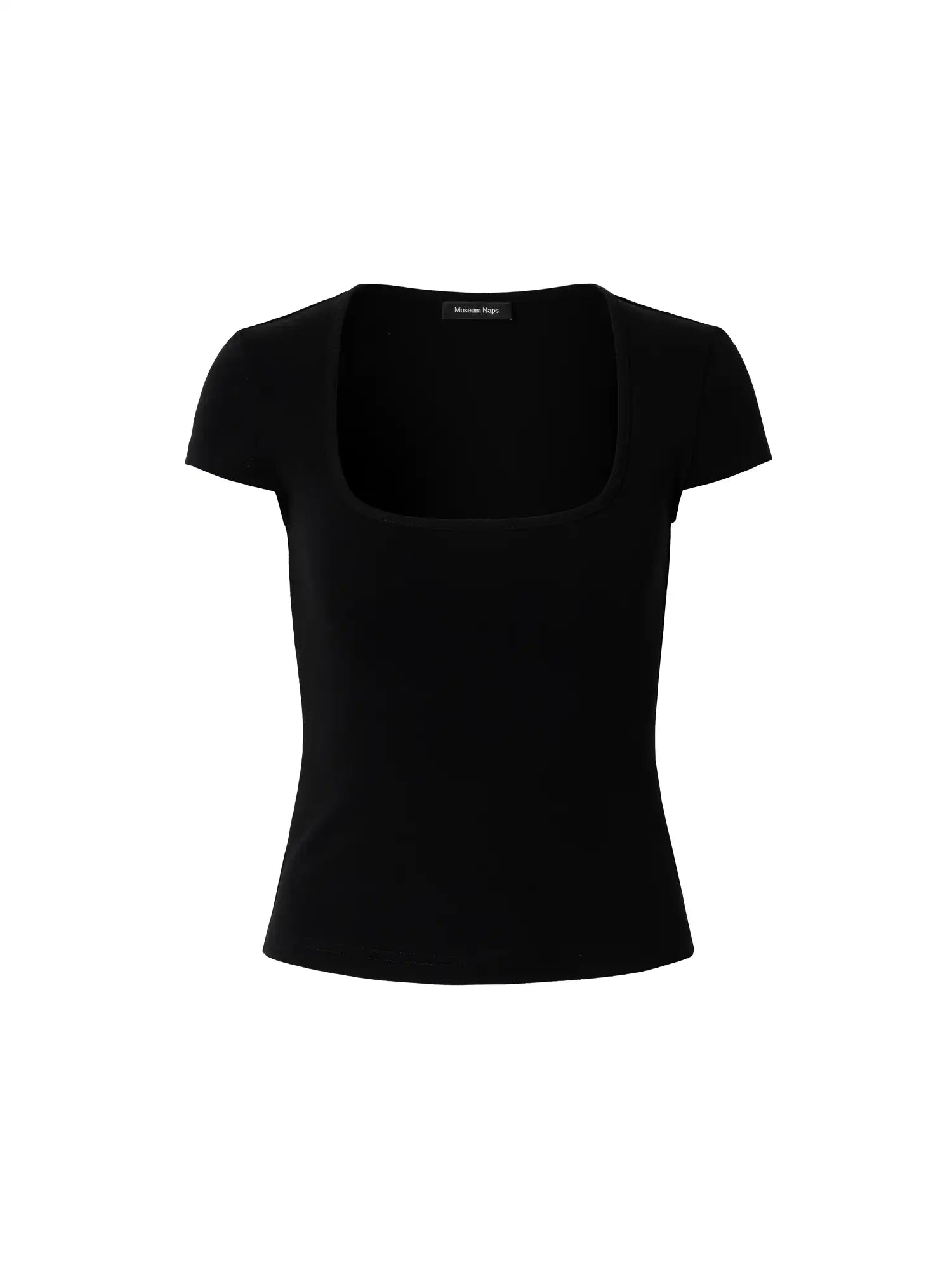 Muse Naps Square Neck Fitted Cropped T Shirt | Canton Collective