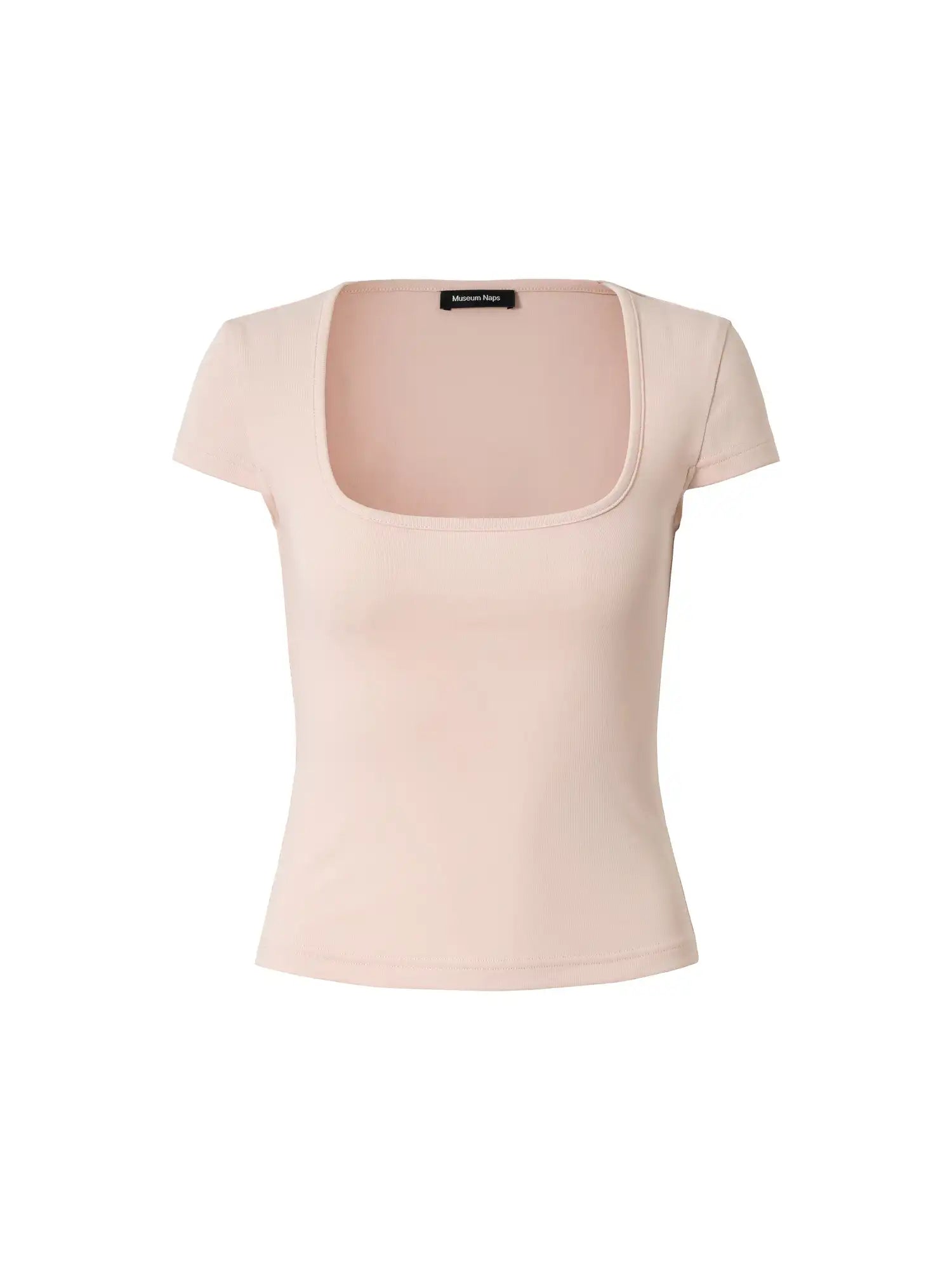 Muse Naps Square Neck Fitted Cropped T Shirt | Canton Collective