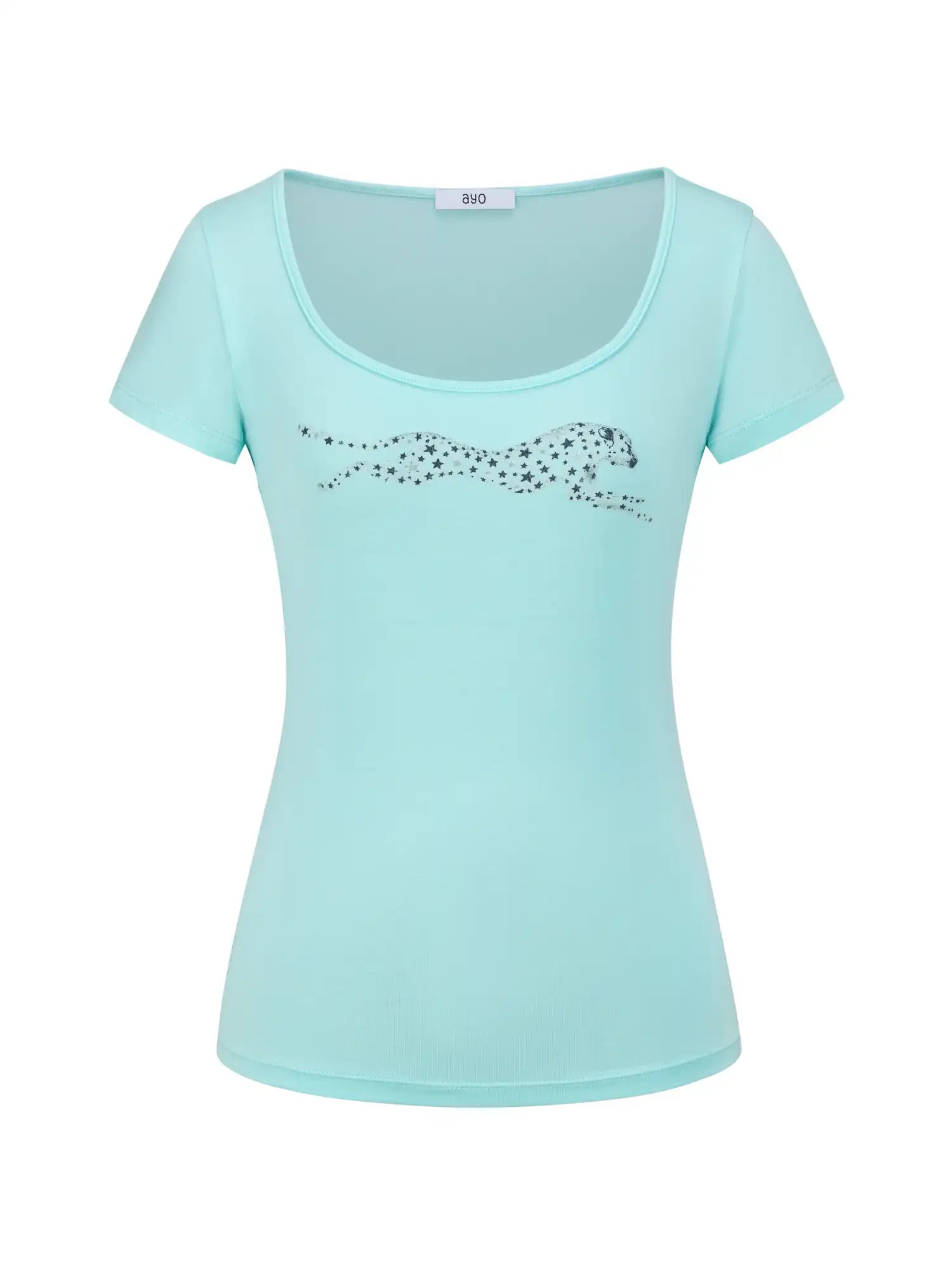 Ayo Star Cheetah Graphic Cropped Tee | Canton Collective