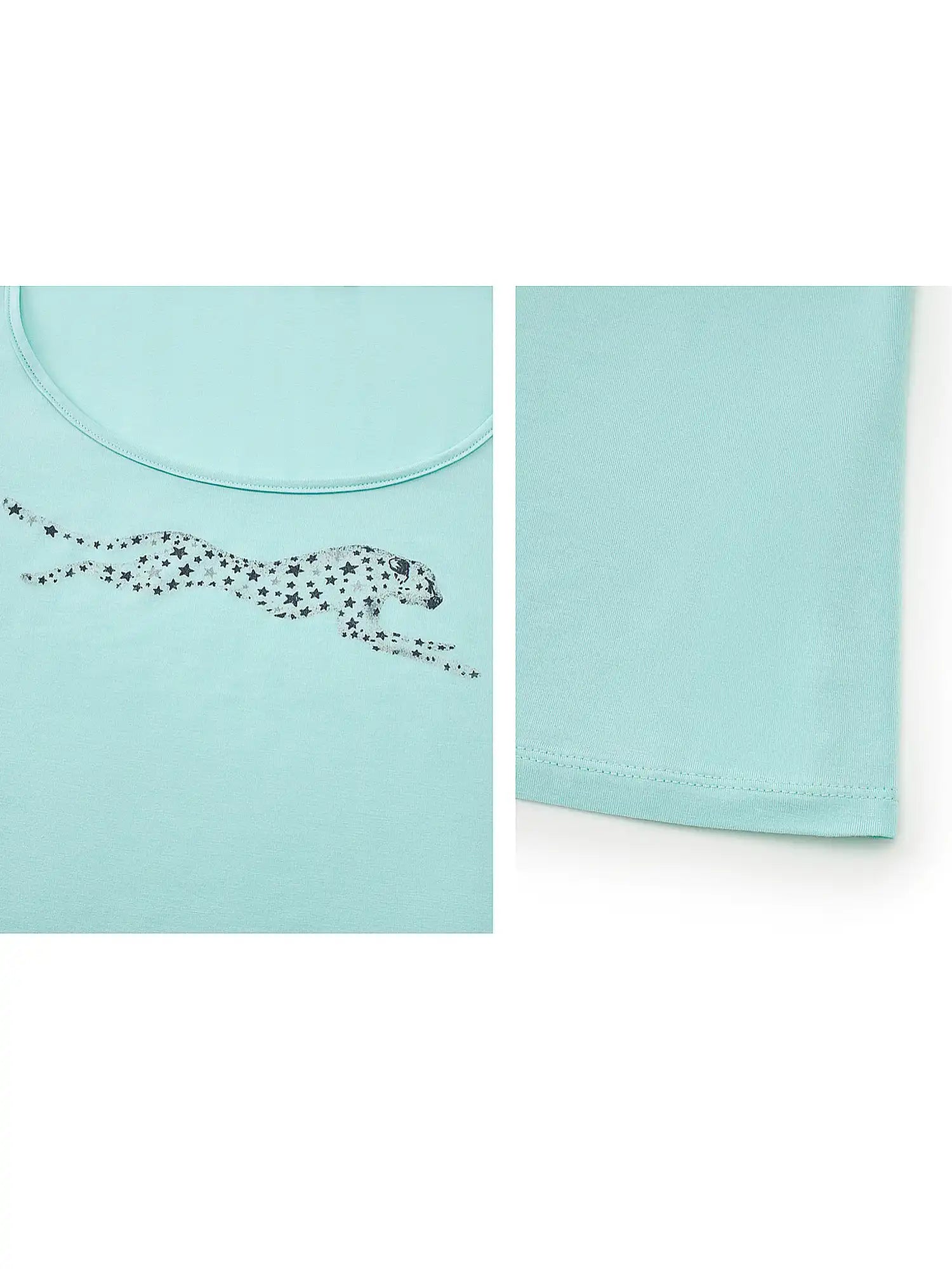 Ayo Star Cheetah Graphic Cropped Tee | Canton Collective