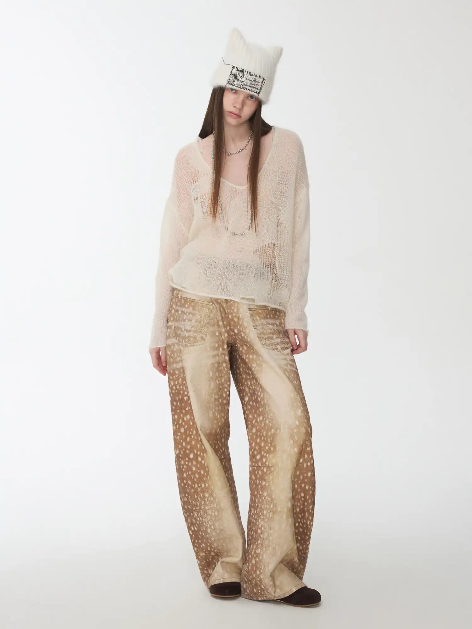 1Jinn Studio Star Cutout Knit Sweater | Canton Collective