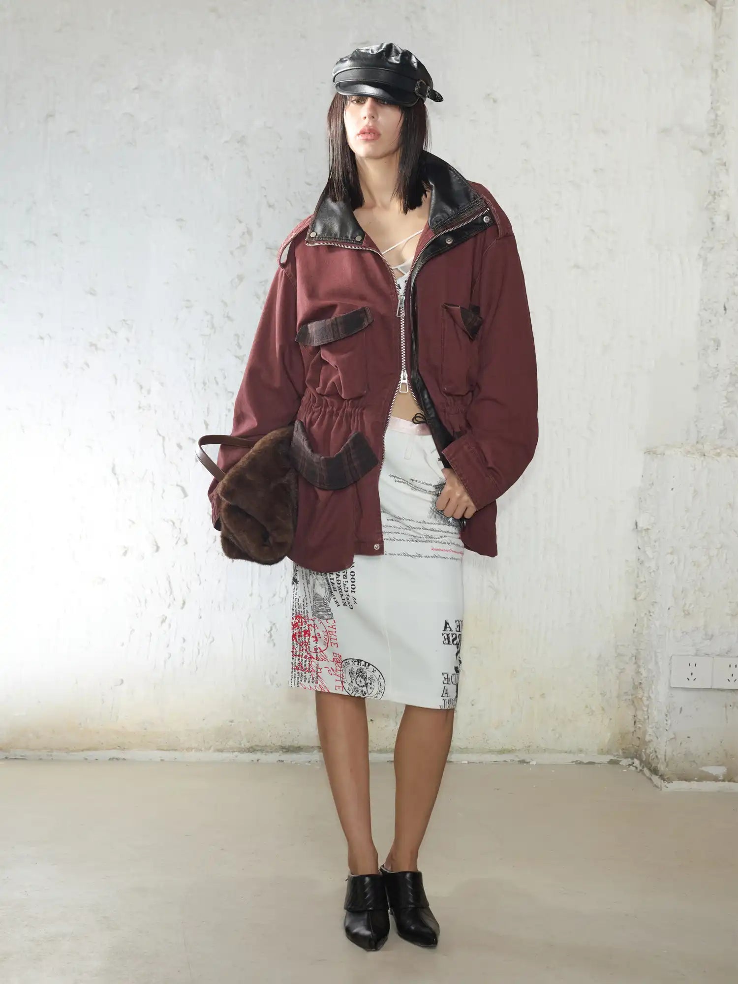 2th Desire Statement Print Skirt | Canton Collective