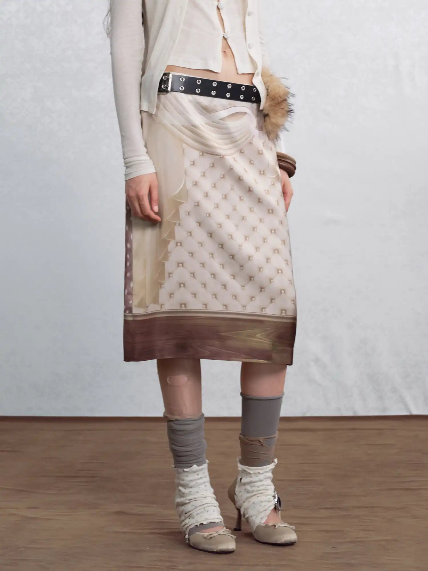 I'M STILL IN Straight Cut Pattern Skirt | Canton Collective