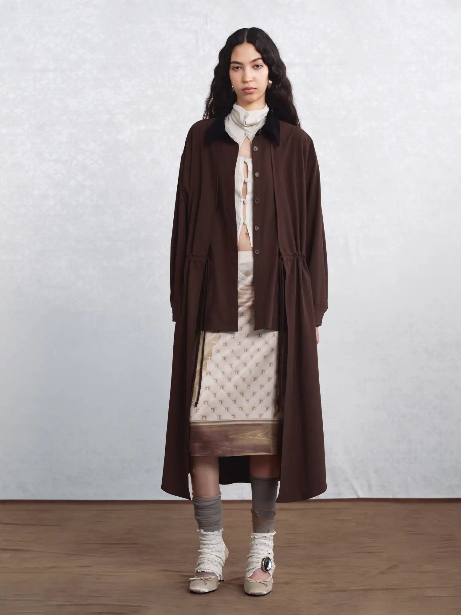 I'M STILL IN Straight Cut Pattern Skirt | Canton Collective