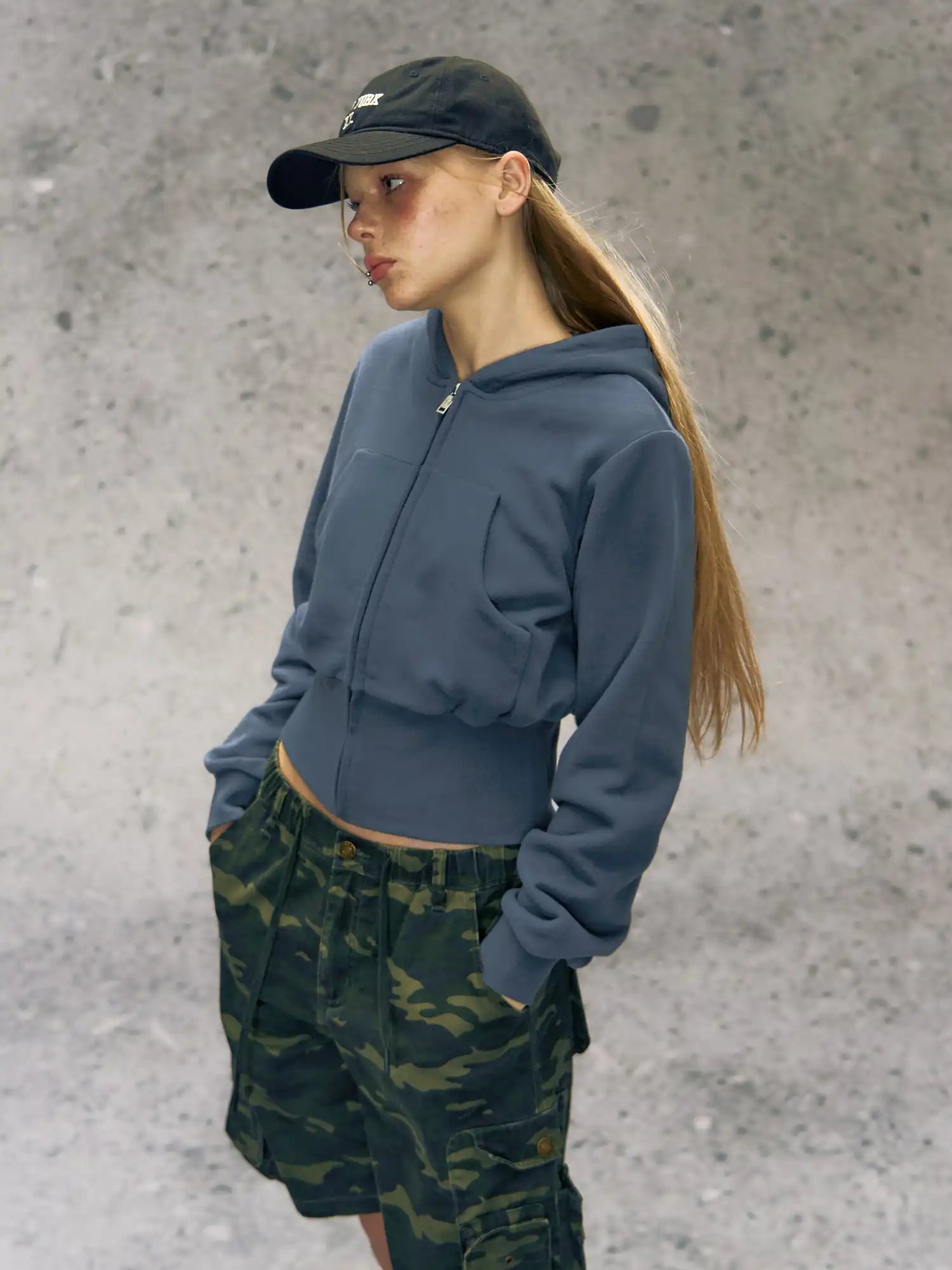 Deleteex Street Style Cropped Hoodie | Canton Collective
