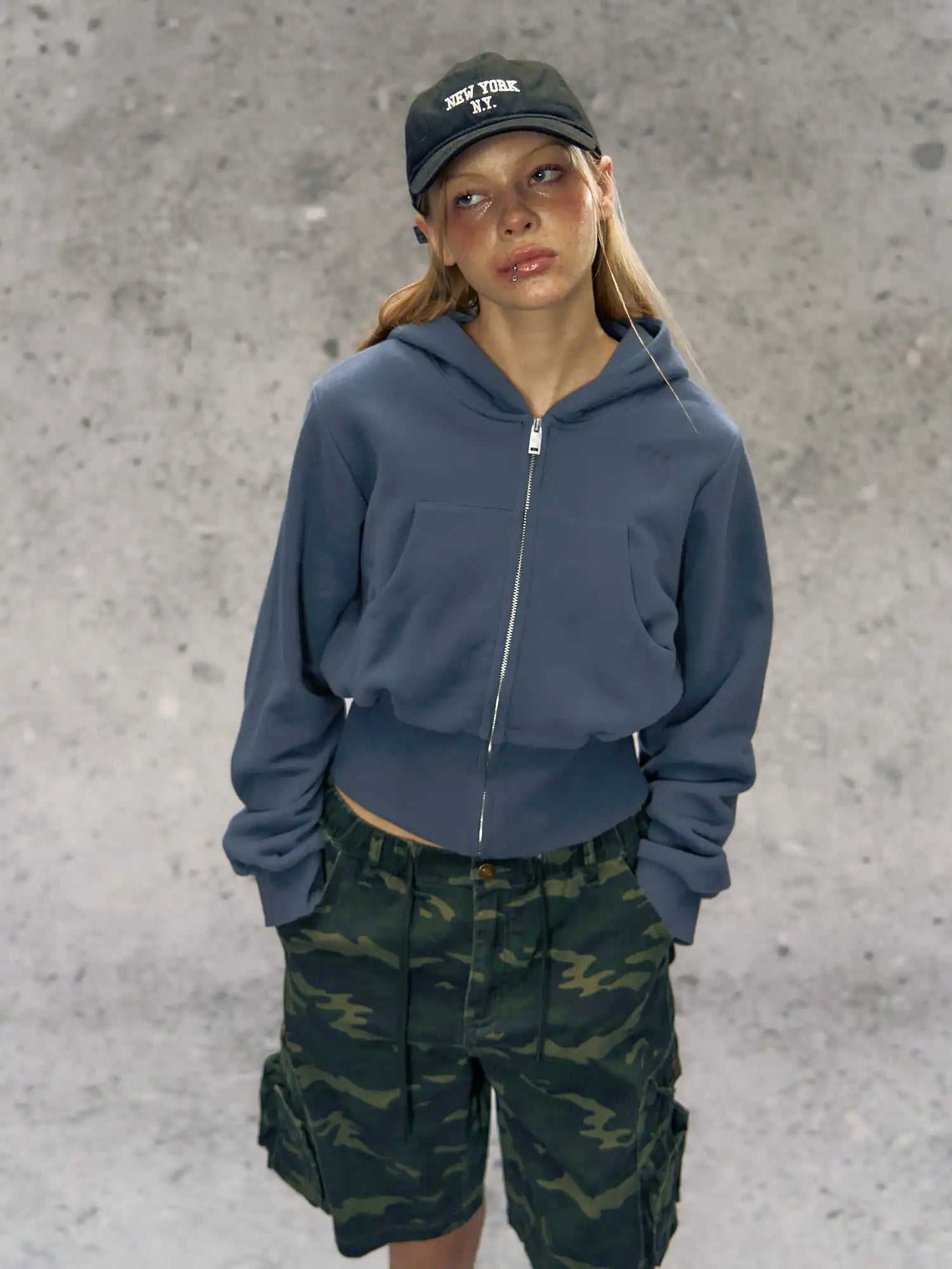 Deleteex Street Style Cropped Hoodie | Canton Collective