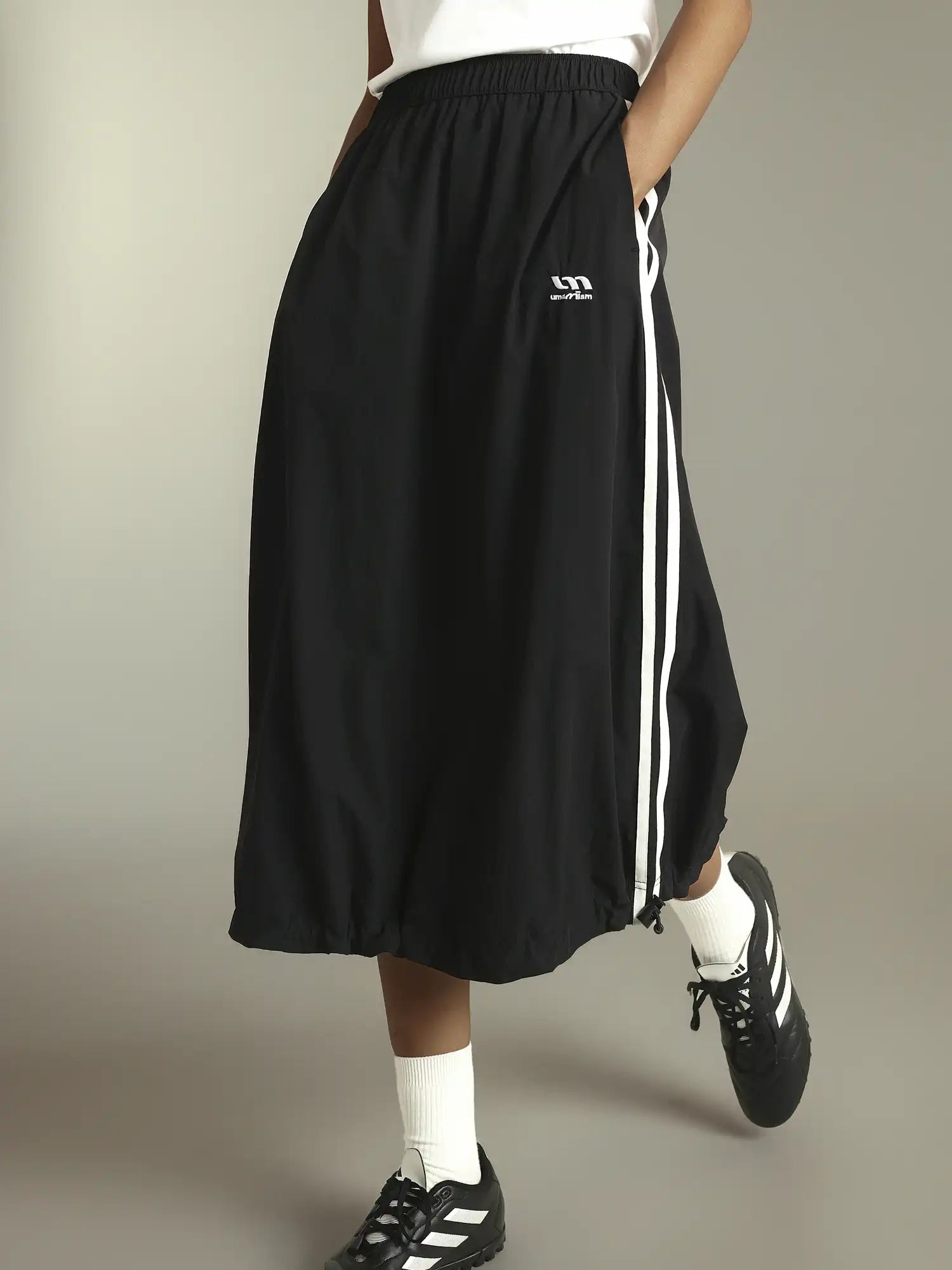 UMAMIISM Stripe Utility Drawstring Skirt | Canton Collective