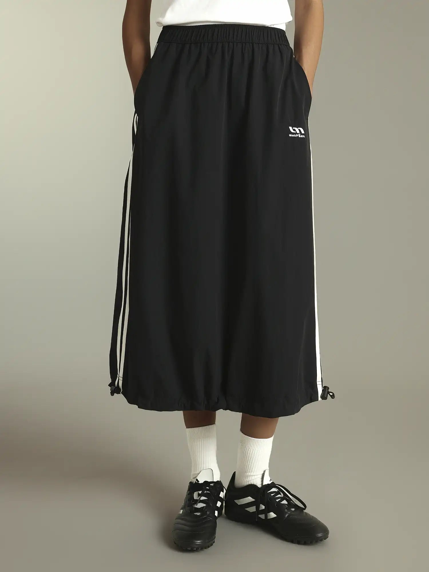 UMAMIISM Stripe Utility Drawstring Skirt | Canton Collective