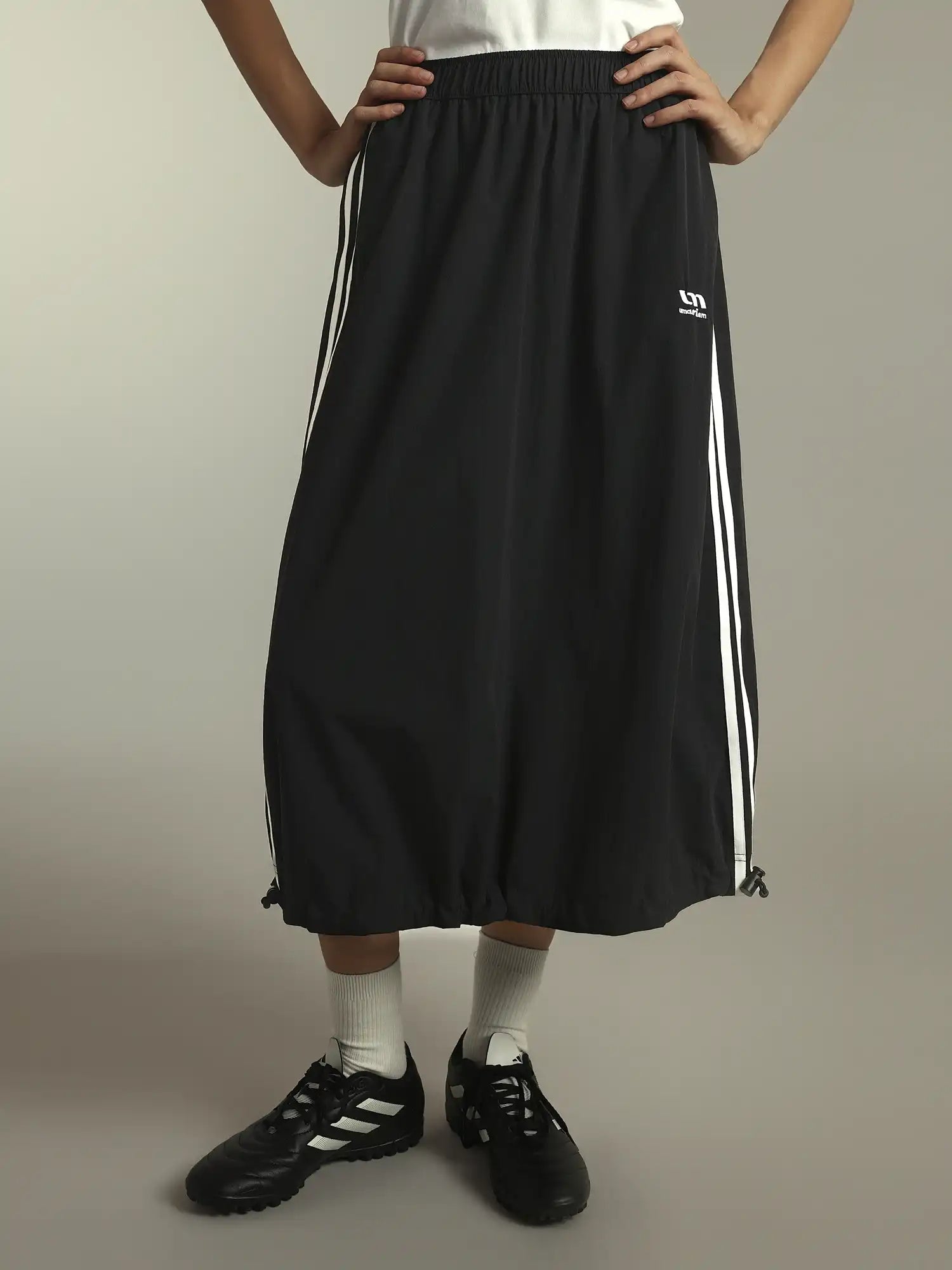 UMAMIISM Stripe Utility Drawstring Skirt | Canton Collective