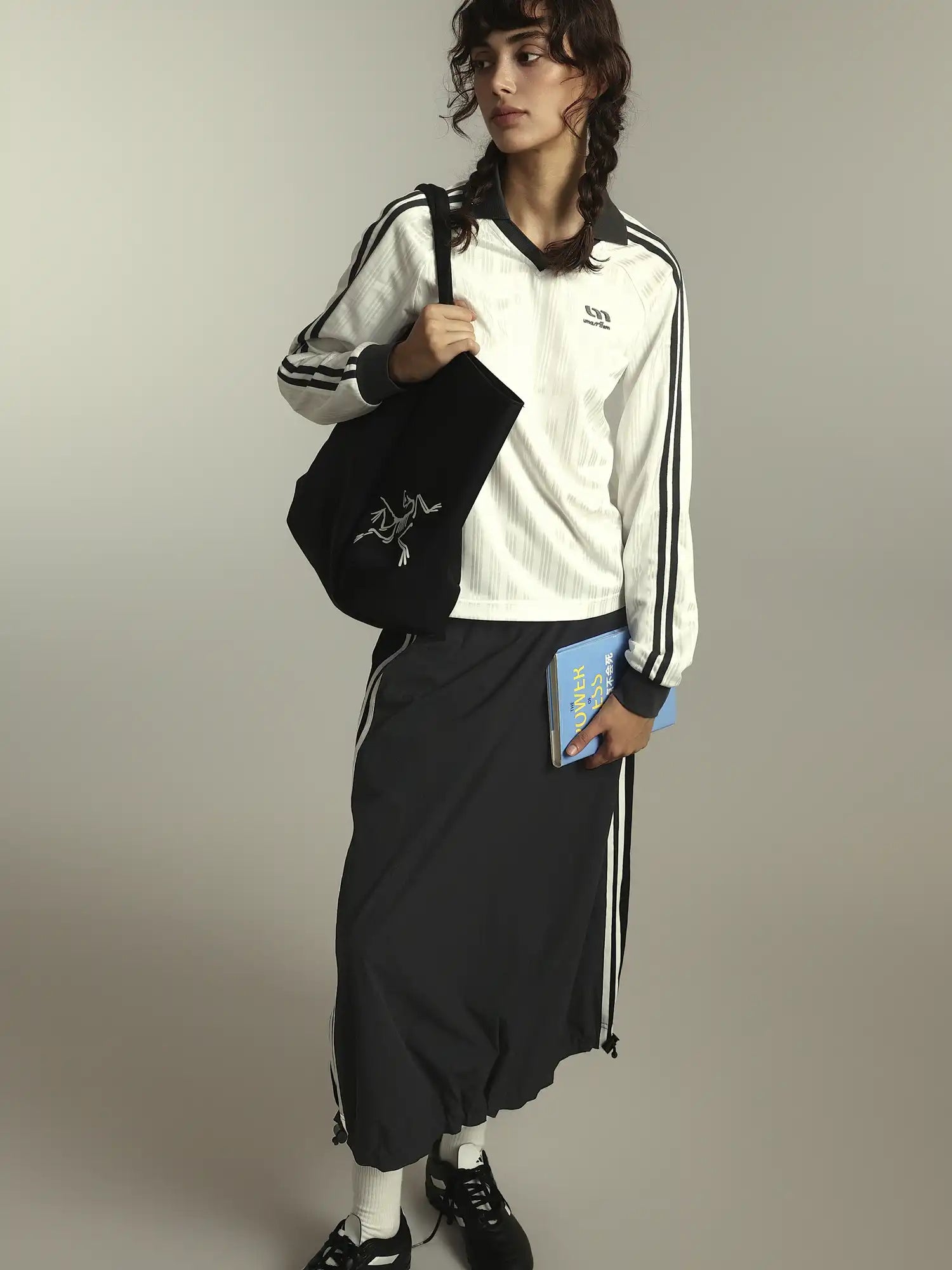 UMAMIISM Stripe Utility Drawstring Skirt | Canton Collective