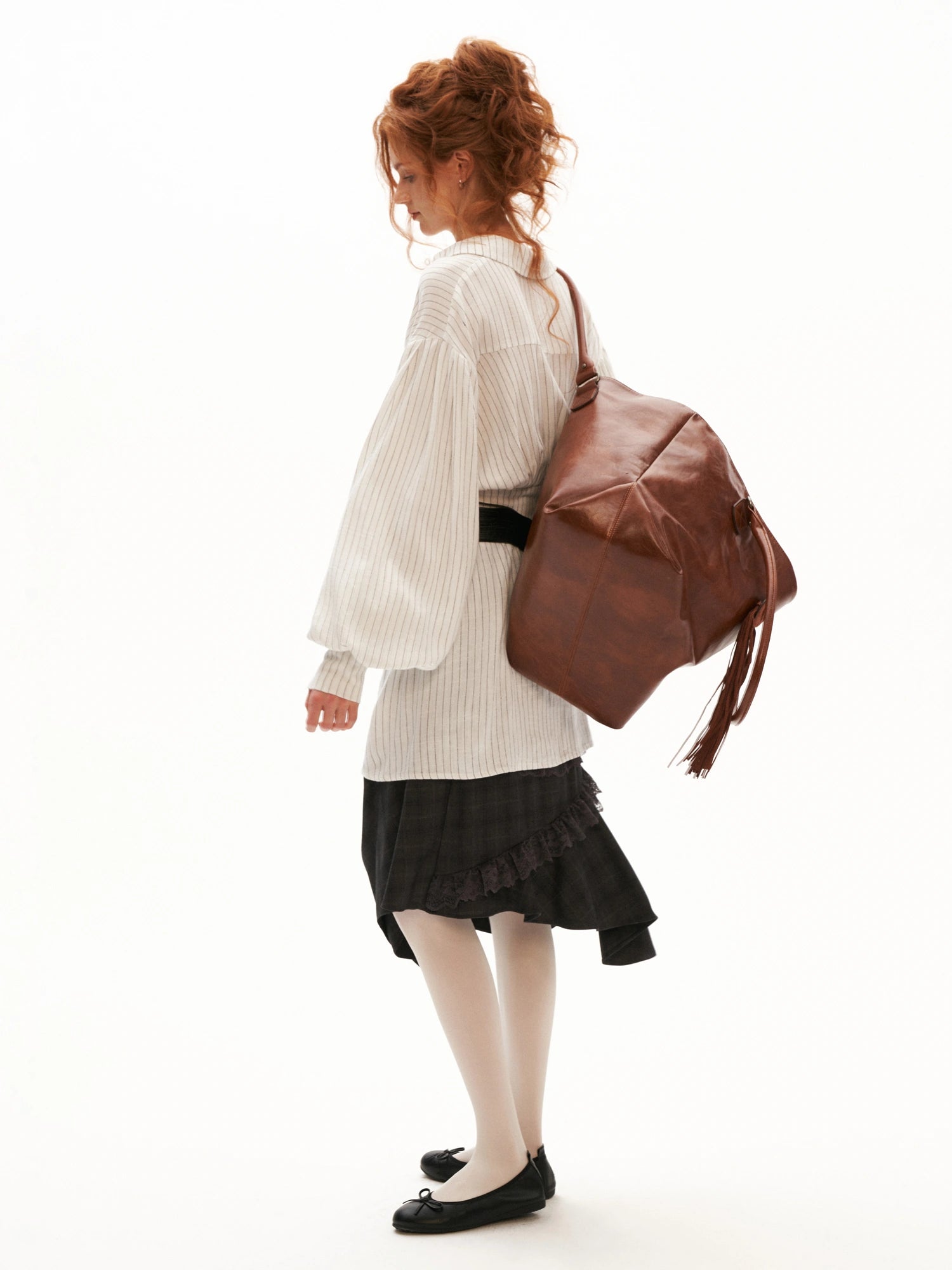 MAMC Striped Longline Tie-Waist Y2K Shirt | Canton Collective