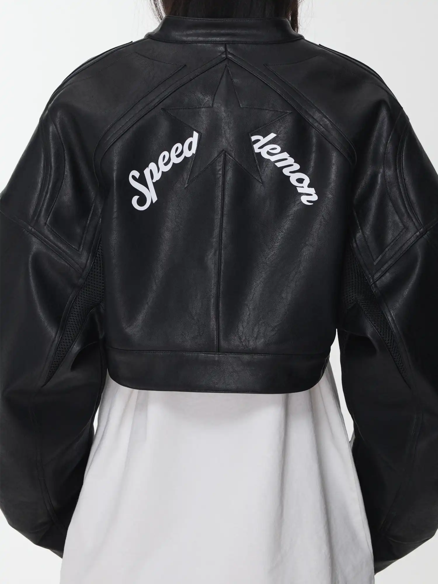 1Jinn Studio Structured Moto Crop Jacket | Canton Collective