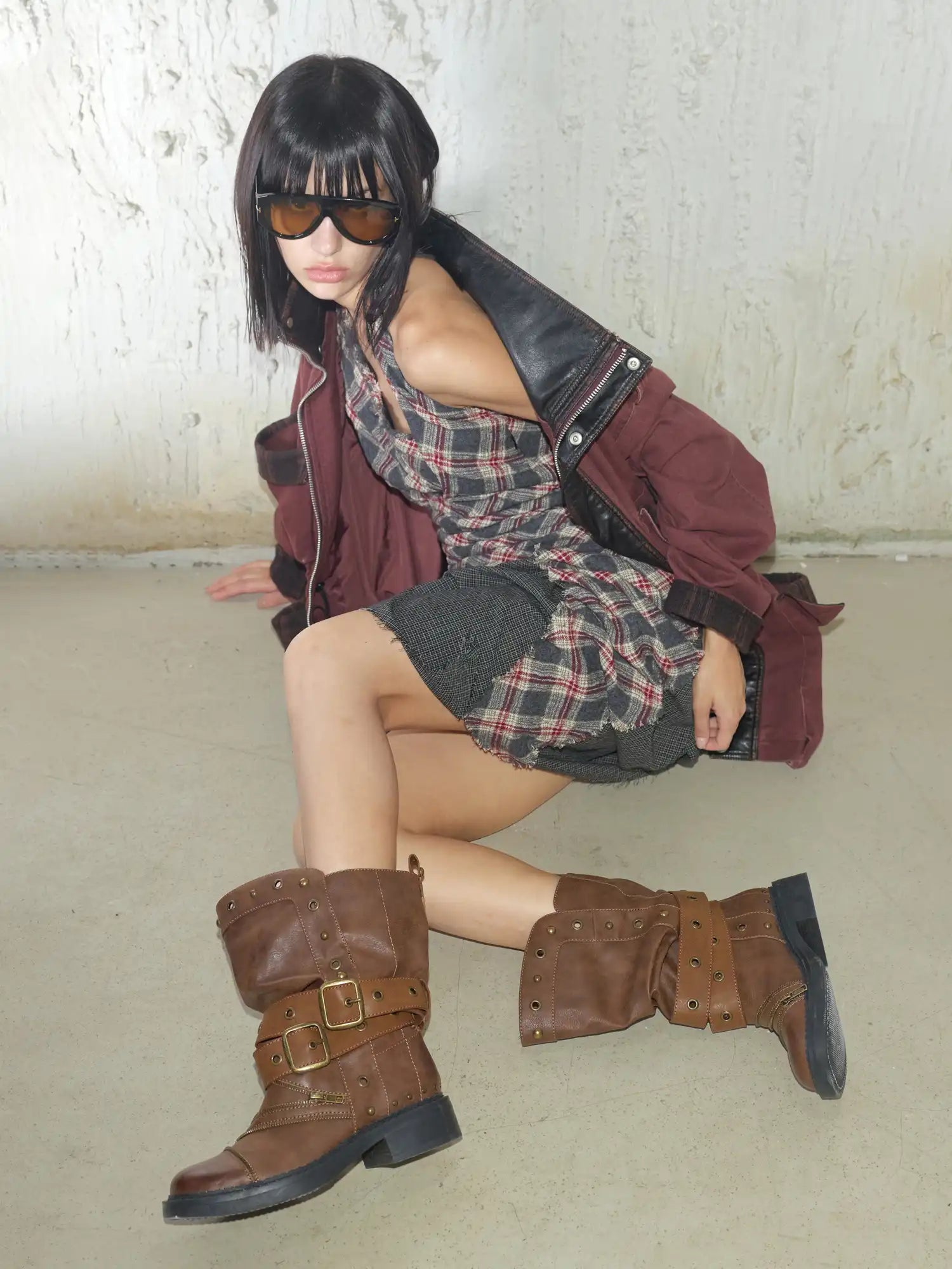 2th Desire Studded Slouch Boots | Canton Collective