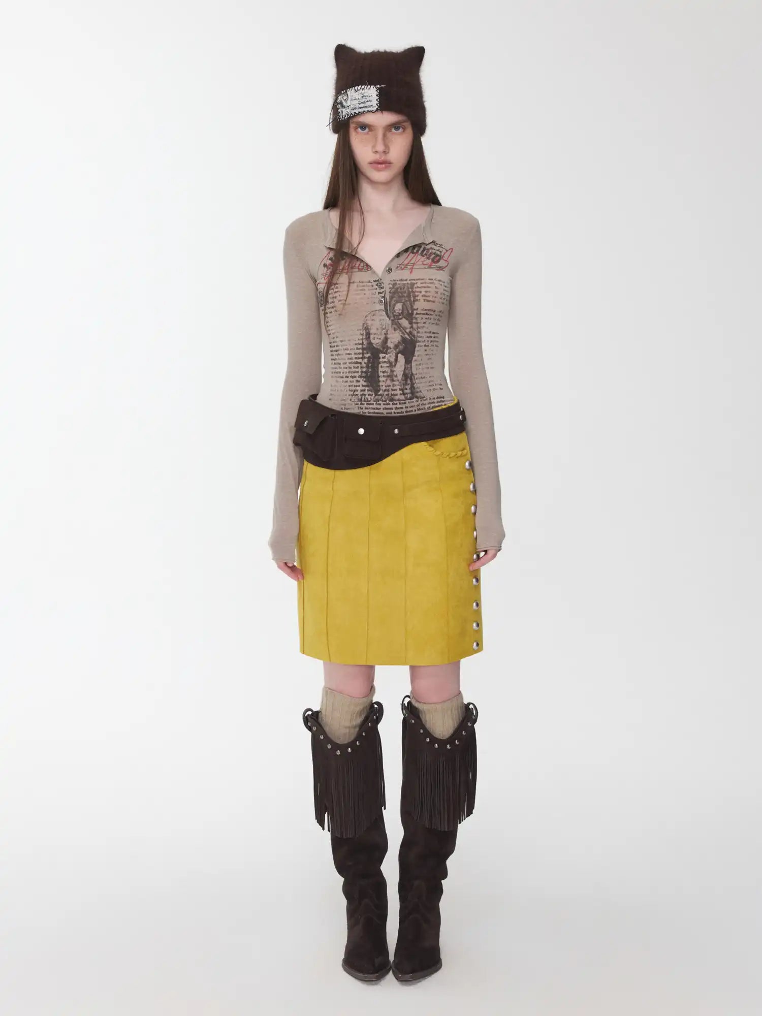 1Jinn Studio Suede Multi-Pocket Waist Bag | Canton Collective