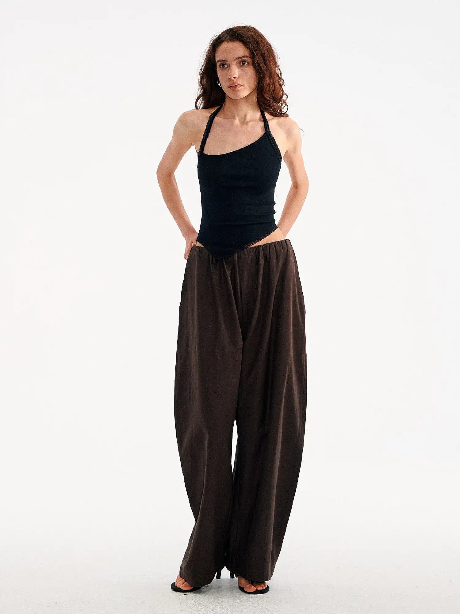 Muse Naps Tencel-Cotton Pleated Barrel Pants | Canton Collective