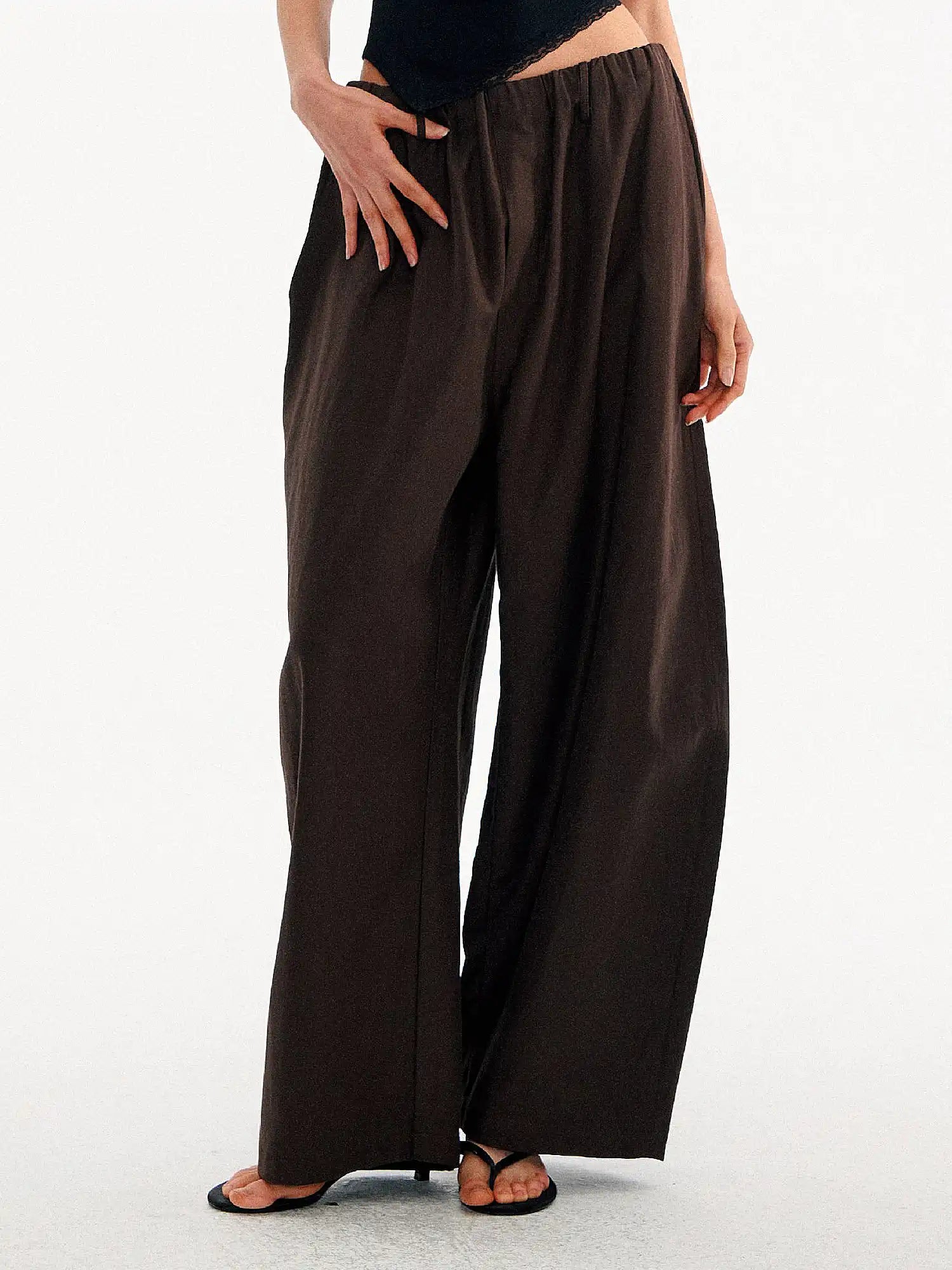 Muse Naps Tencel-Cotton Pleated Barrel Pants | Canton Collective
