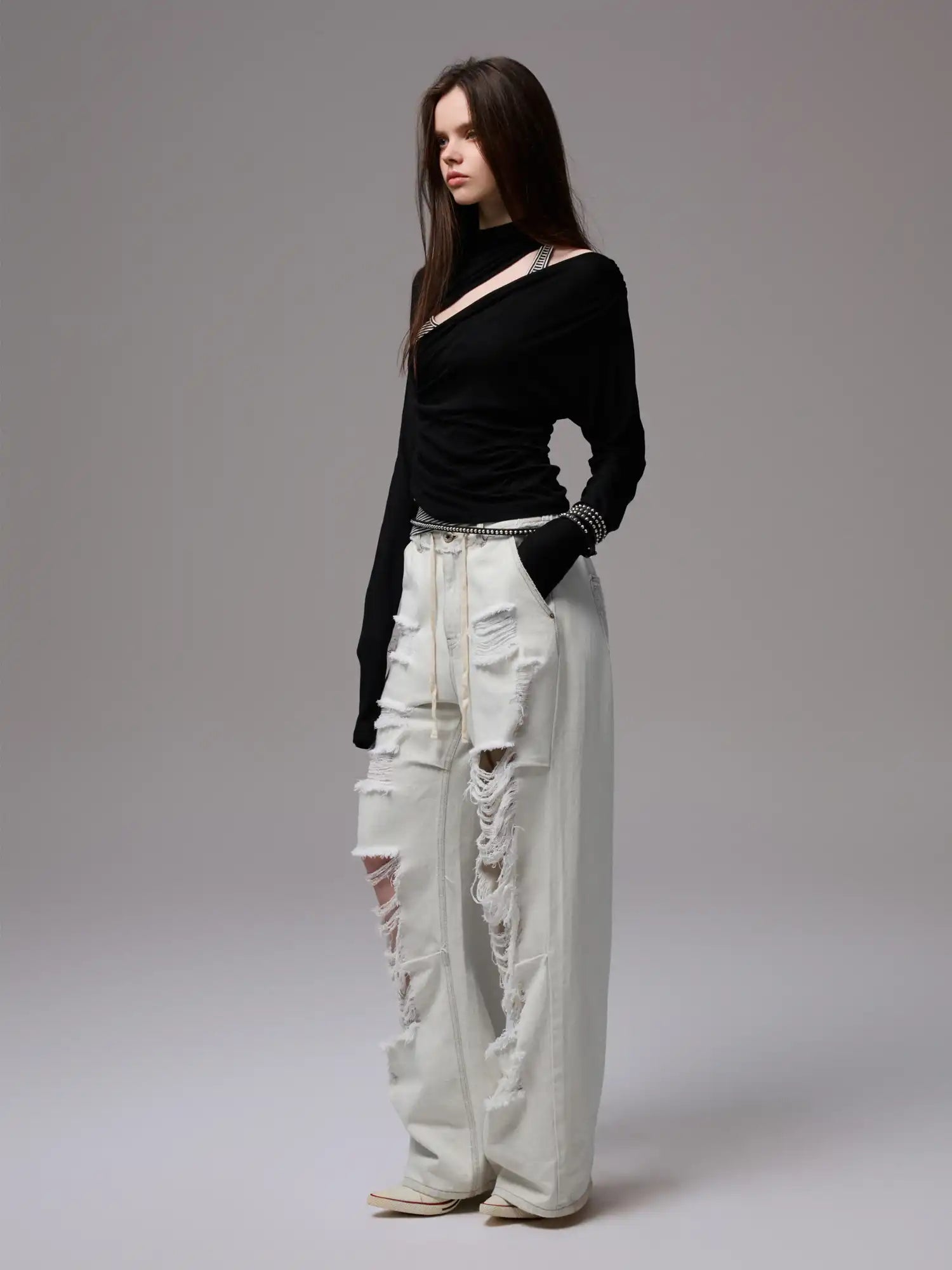 1Jinn Studio Tencel Wool Hollow Top | Canton Collective