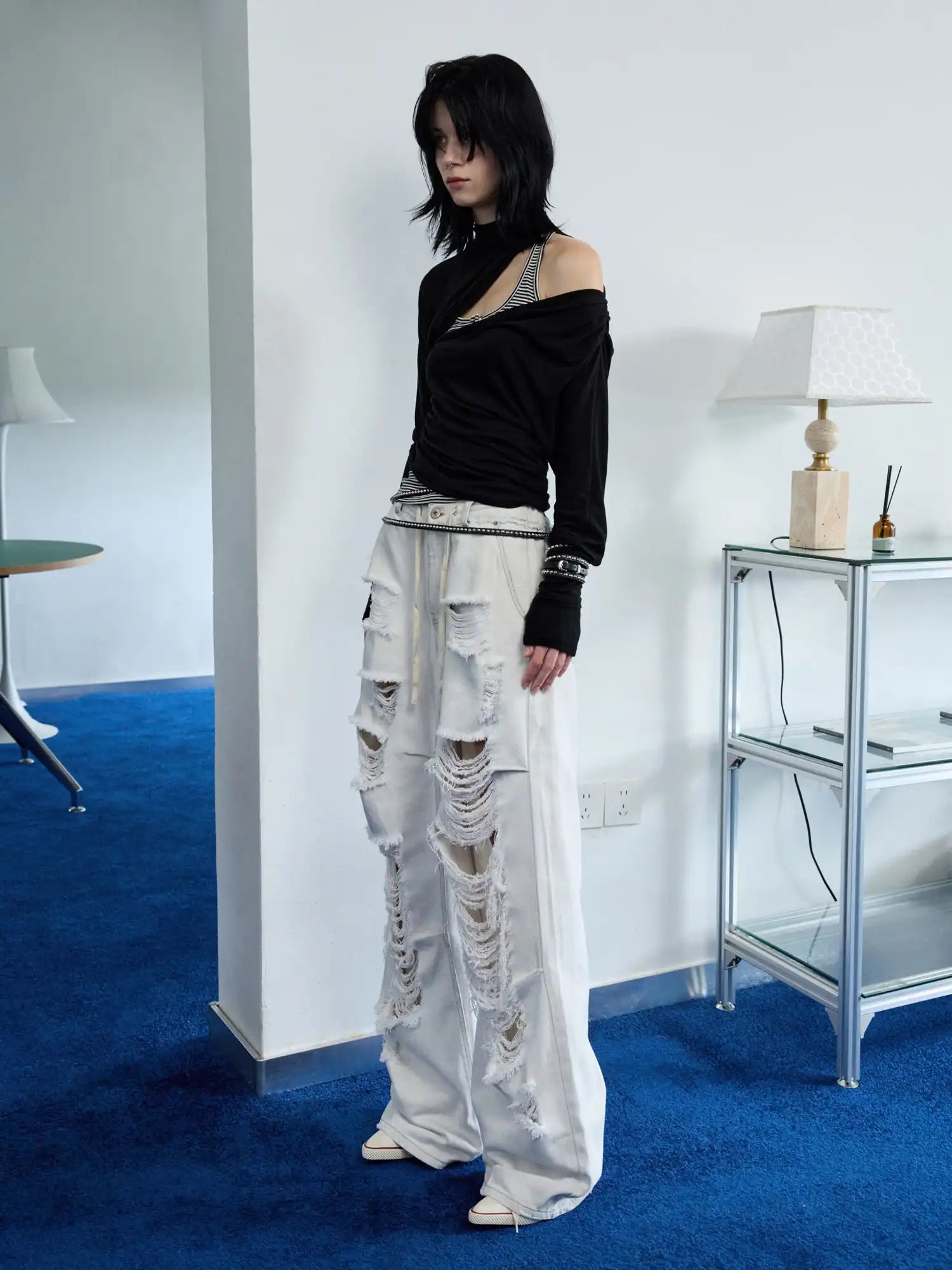 1Jinn Studio Tencel Wool Hollow Top | Canton Collective