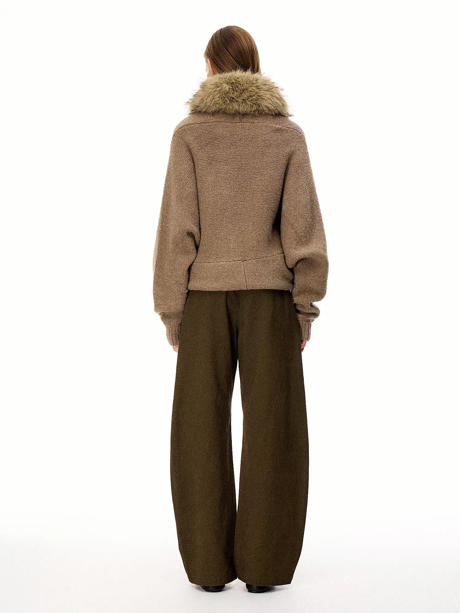 FirstFloor Terry Fleece Batwing Sleeve Cardigan Coat | Canton Collective