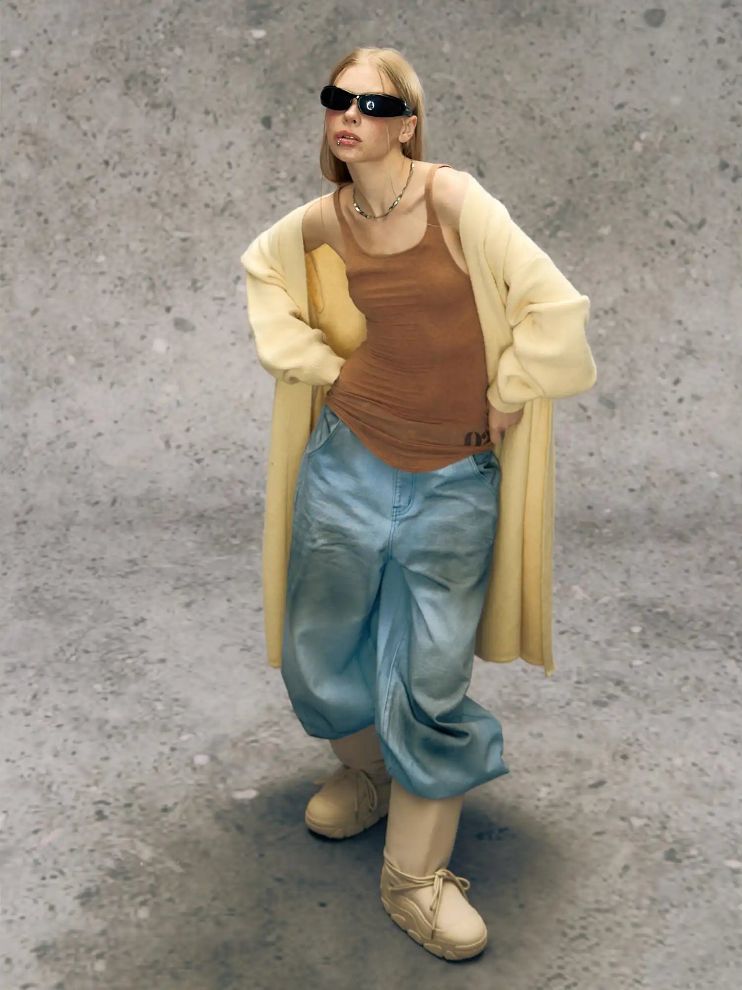 Deleteex Texture Knit Robe Coat | Canton Collective