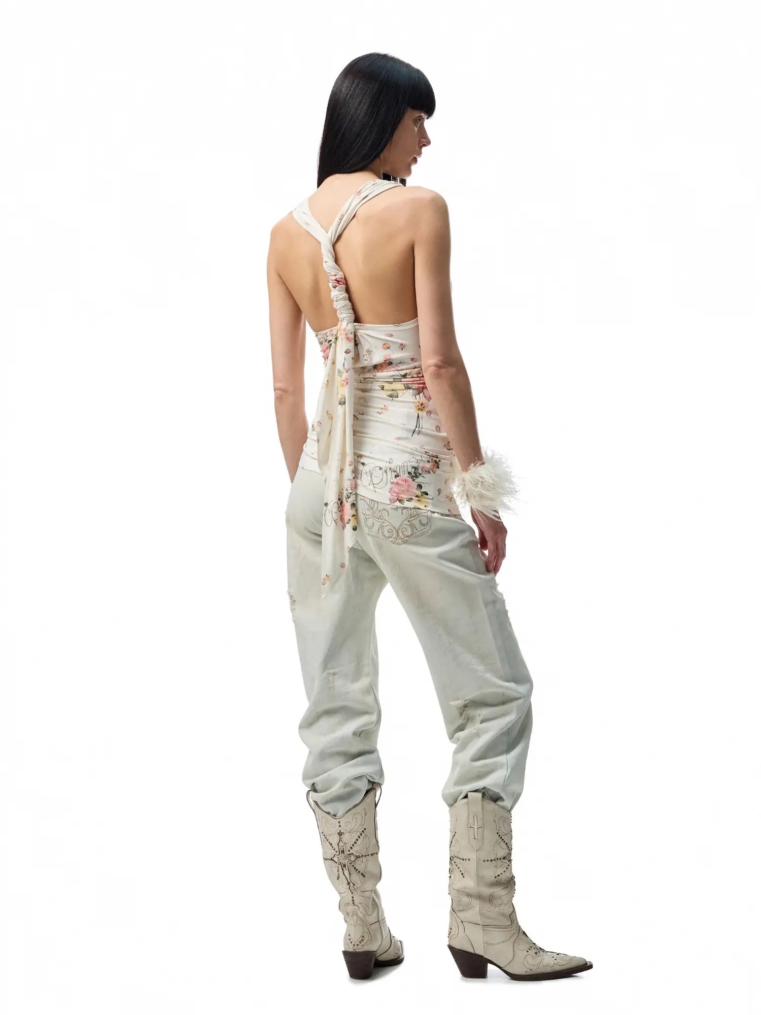1Jinn Studio Tie-Back Cowl Tank Top | Canton Collective