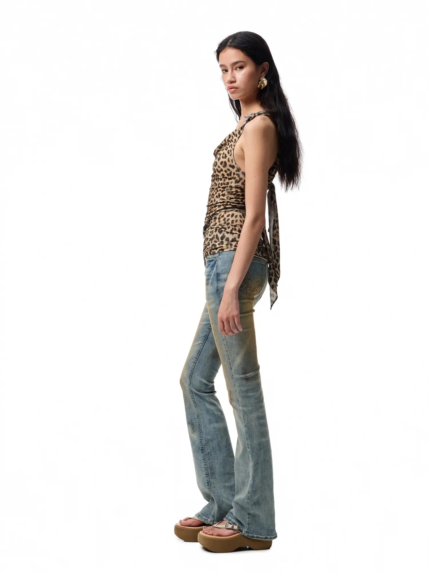 1Jinn Studio Tie-Back Cowl Tank Top | Canton Collective