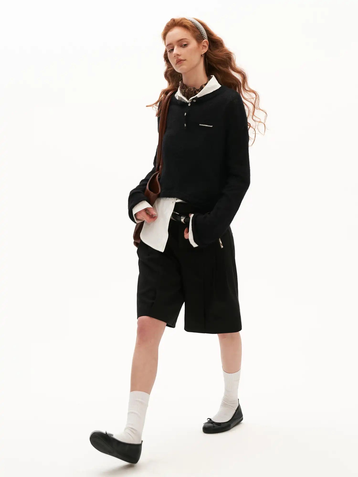 MAMC Tie Back Brushed Open Back Sweater | Canton Collective