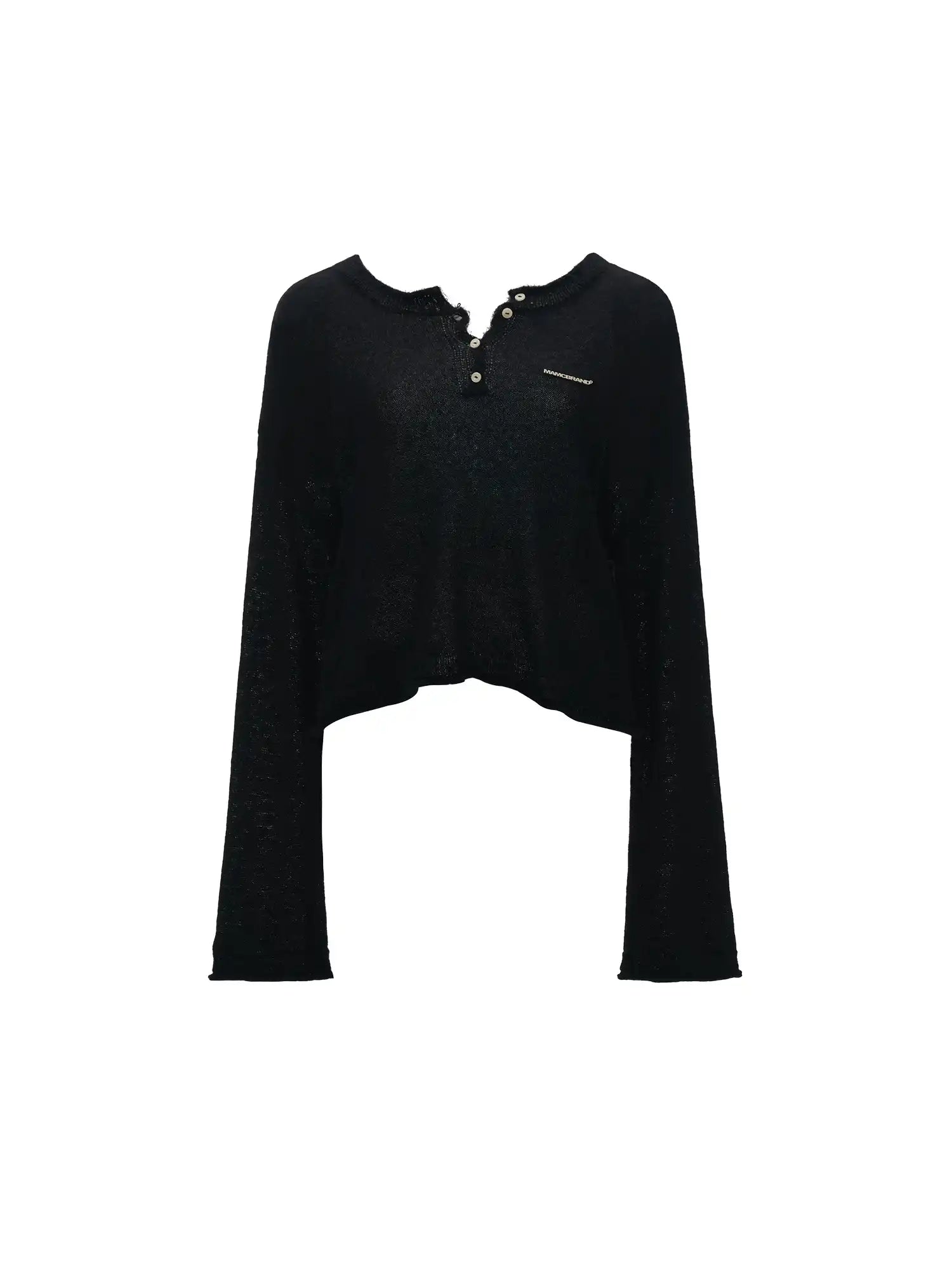 MAMC Tie Back Brushed Open Back Sweater | Canton Collective