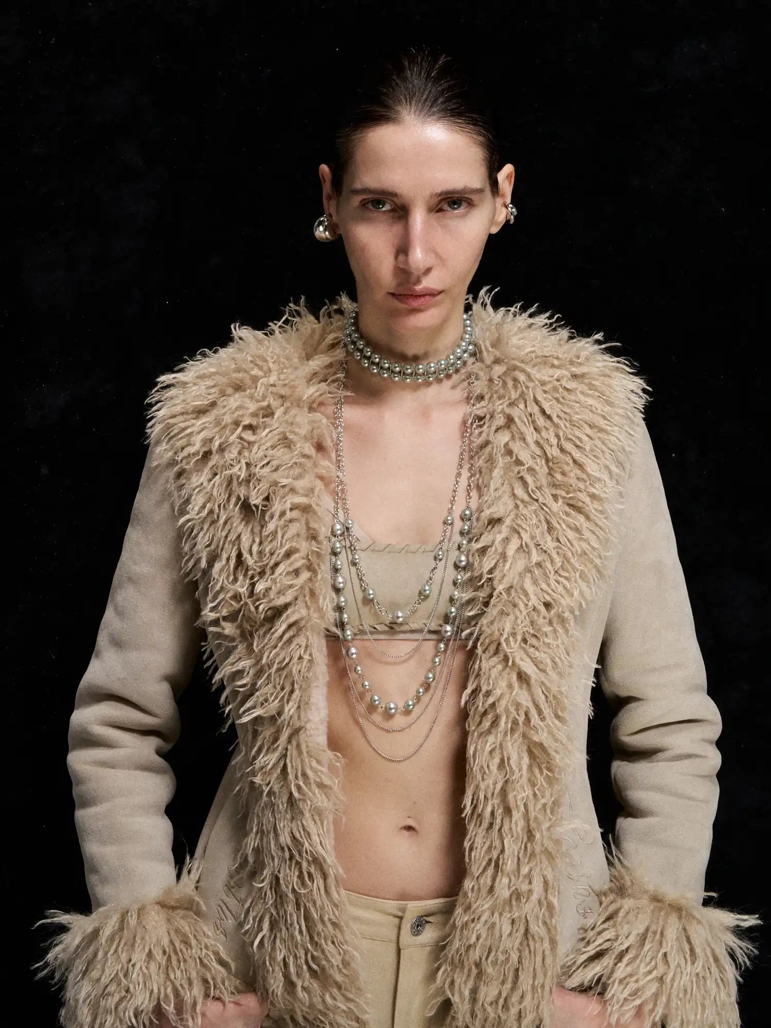 1Jinn M2M Tiered Pearl Chain Necklace | Canton Collective