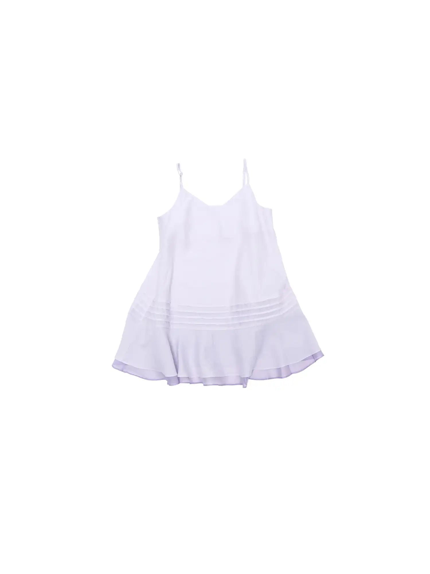 CantonCollective Design Tiered Ruffle Hem Slip Mini Dress | Canton Collective