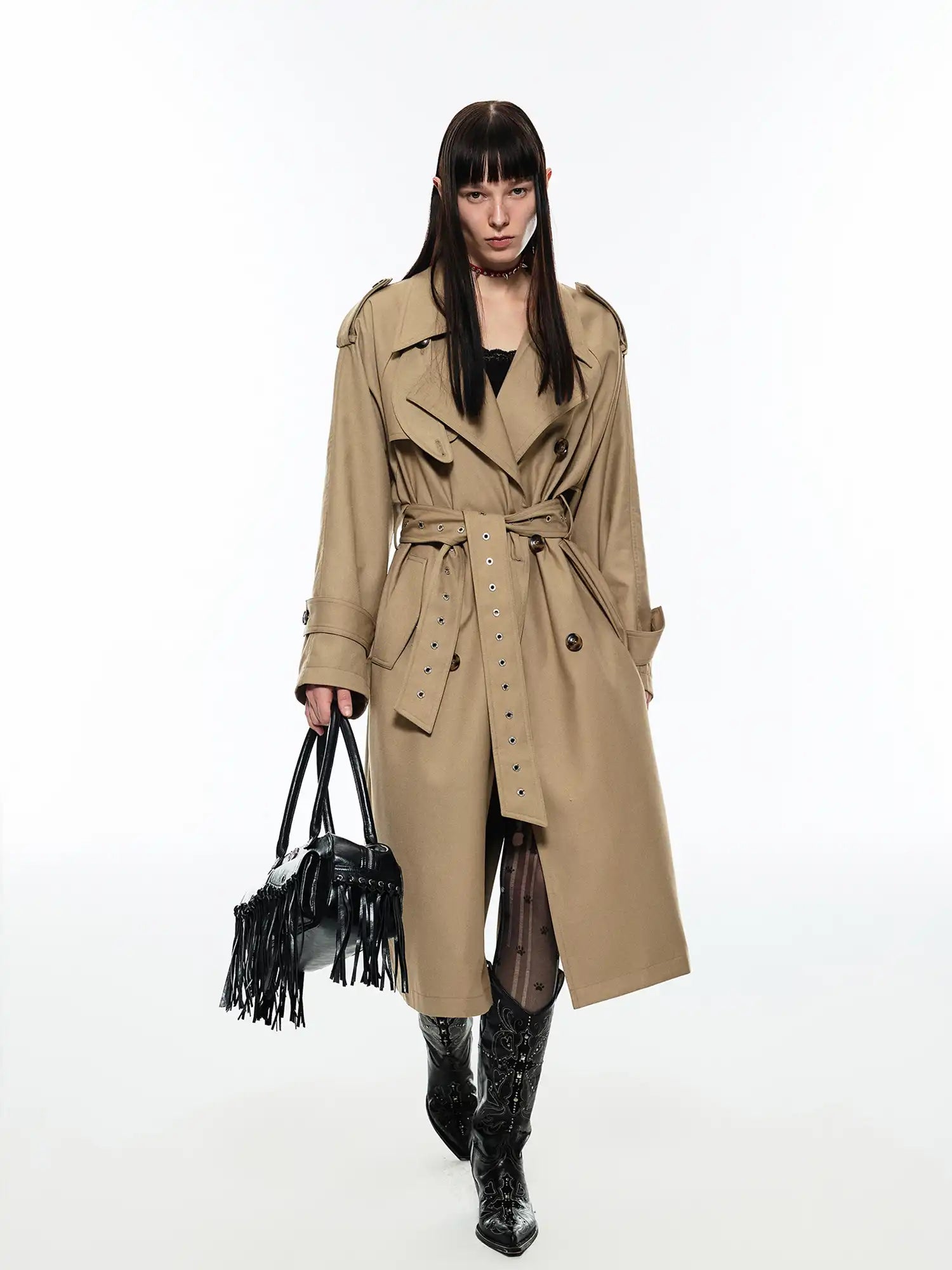 1Jinn Studio Timeless Belted Trench Coat | Canton Collective