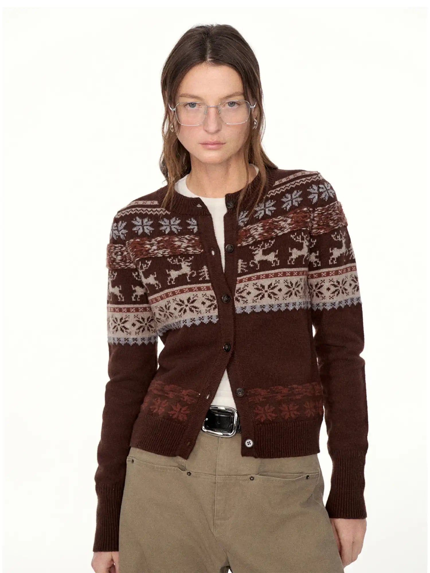 FIRST FLOOR Timeless Fair Isle Cardigan | Canton Collective