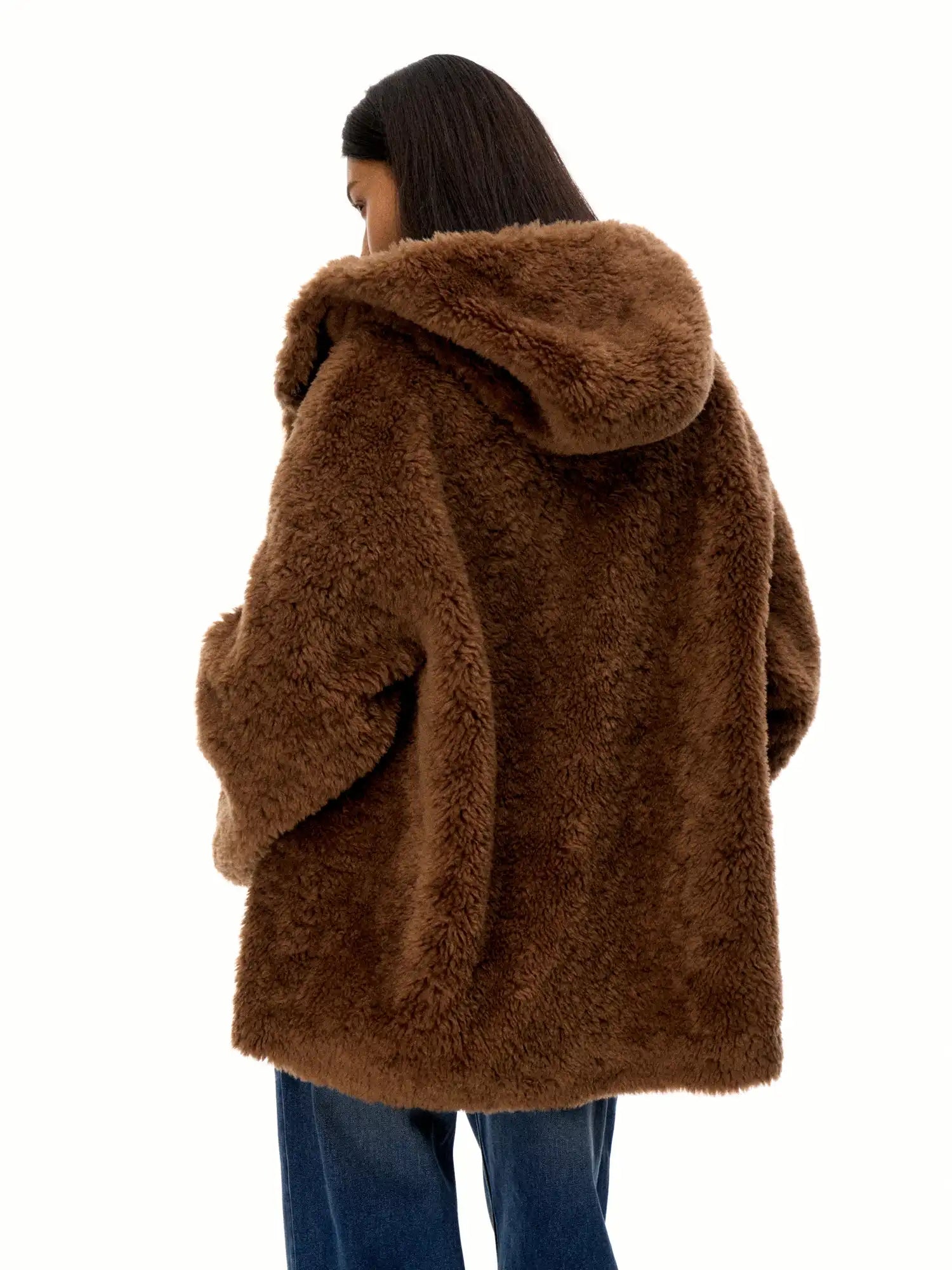 FirstFloor Toggle Button Lambswool Hooded Jacket | Canton Collective