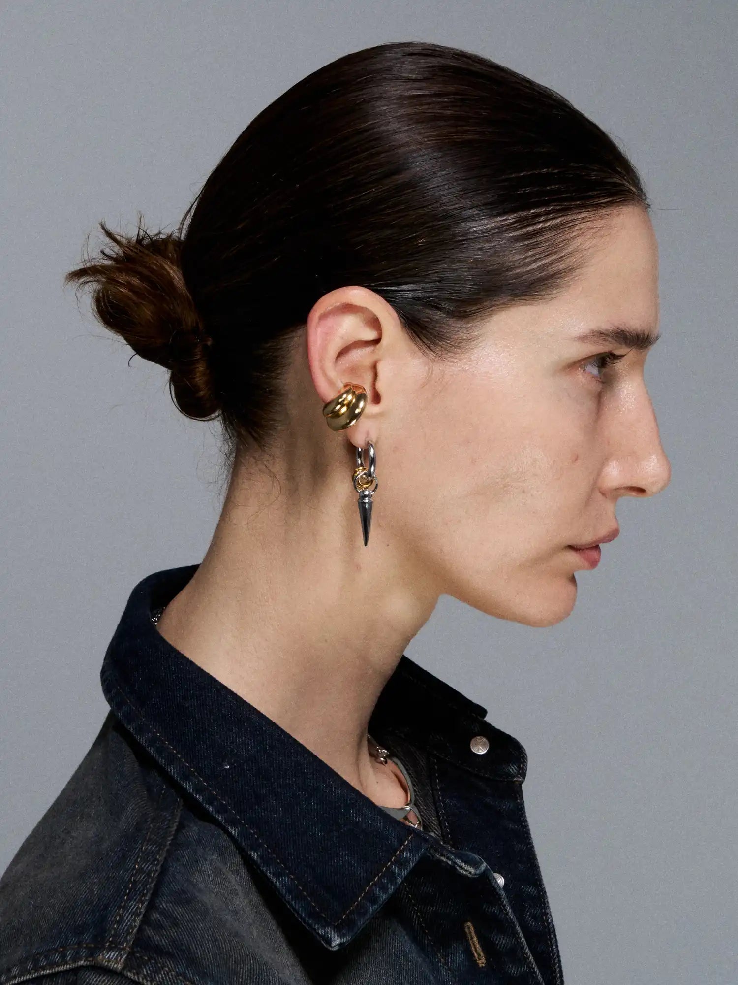 1Jinn M2M Toothbone Design Earrings | Canton Collective