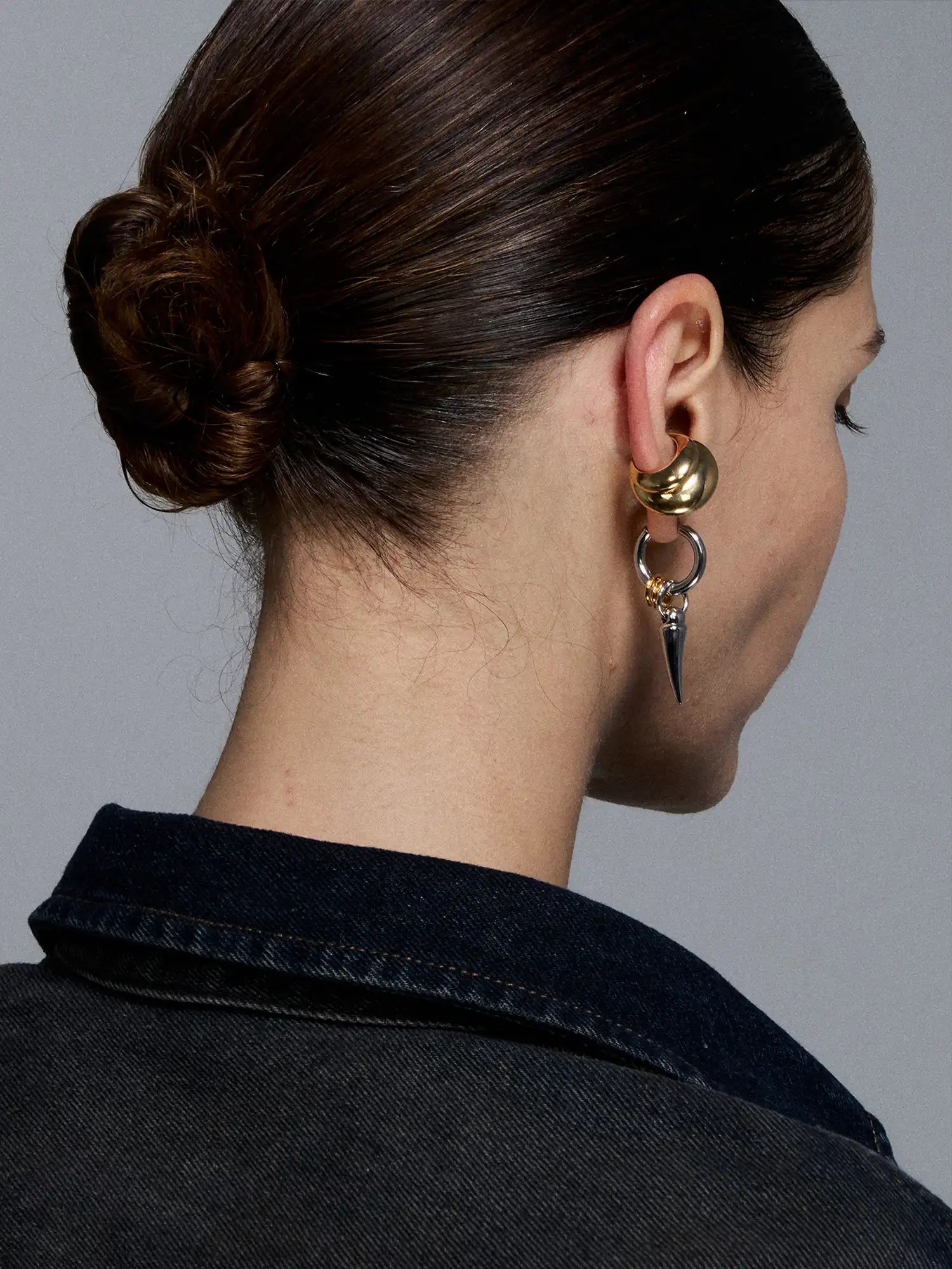 1Jinn M2M Toothbone Design Earrings | Canton Collective