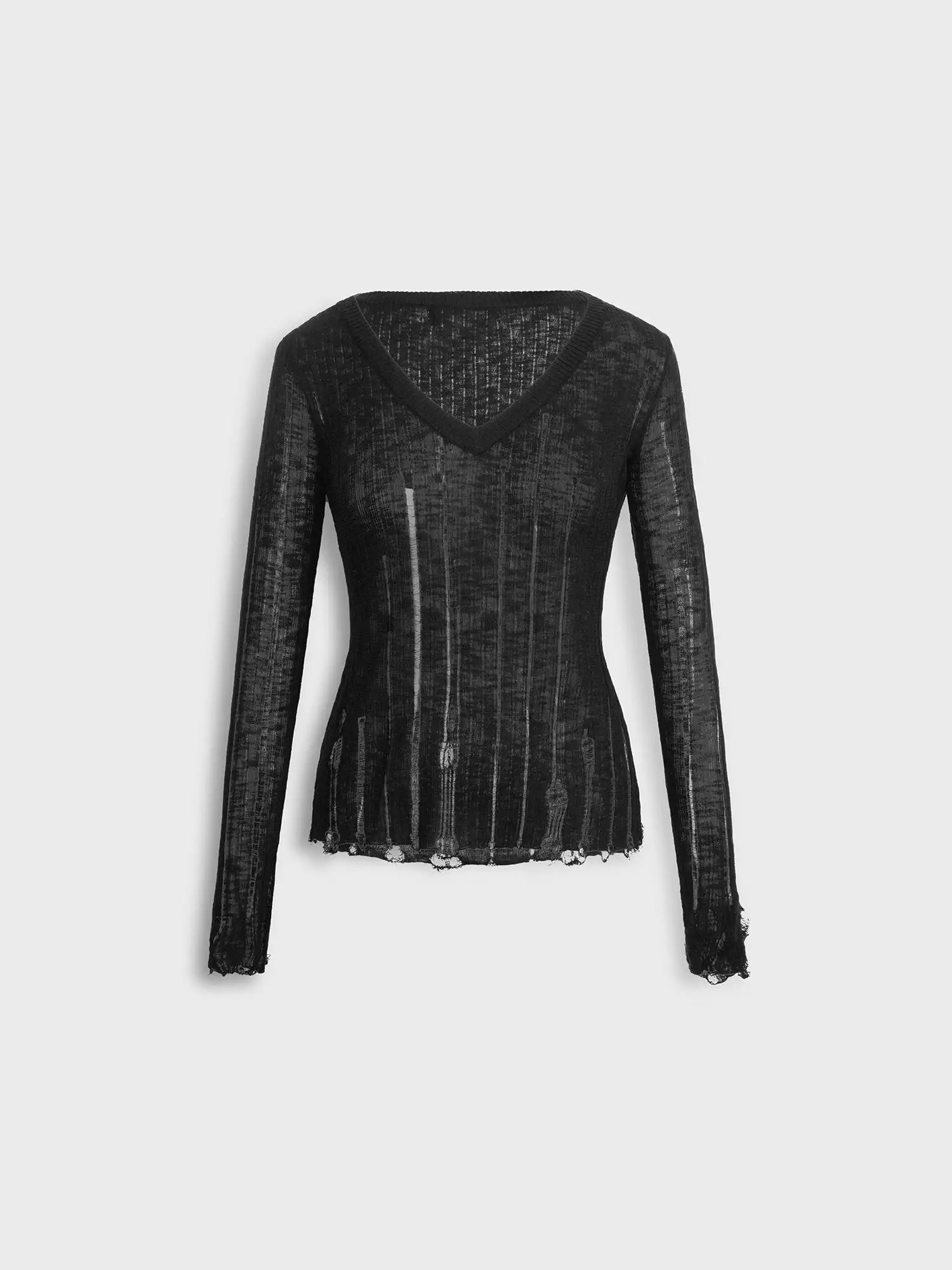 1Jinn Studio Torn Lines Knit Top | Canton Collective