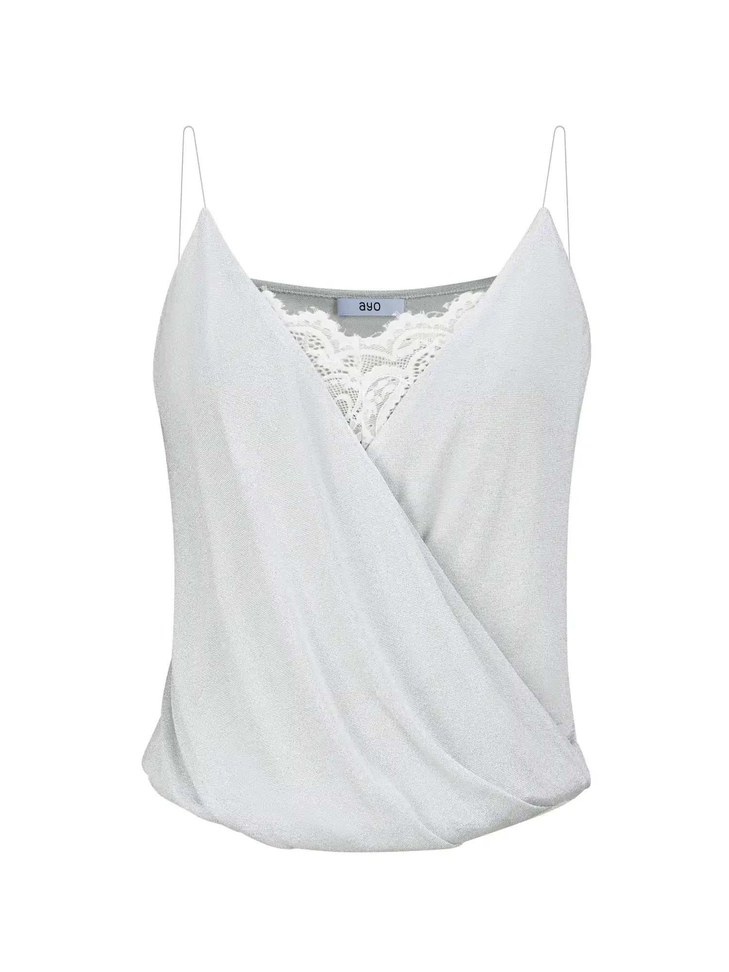 Ayo Transparent Straps Wrap Top | Canton Collective