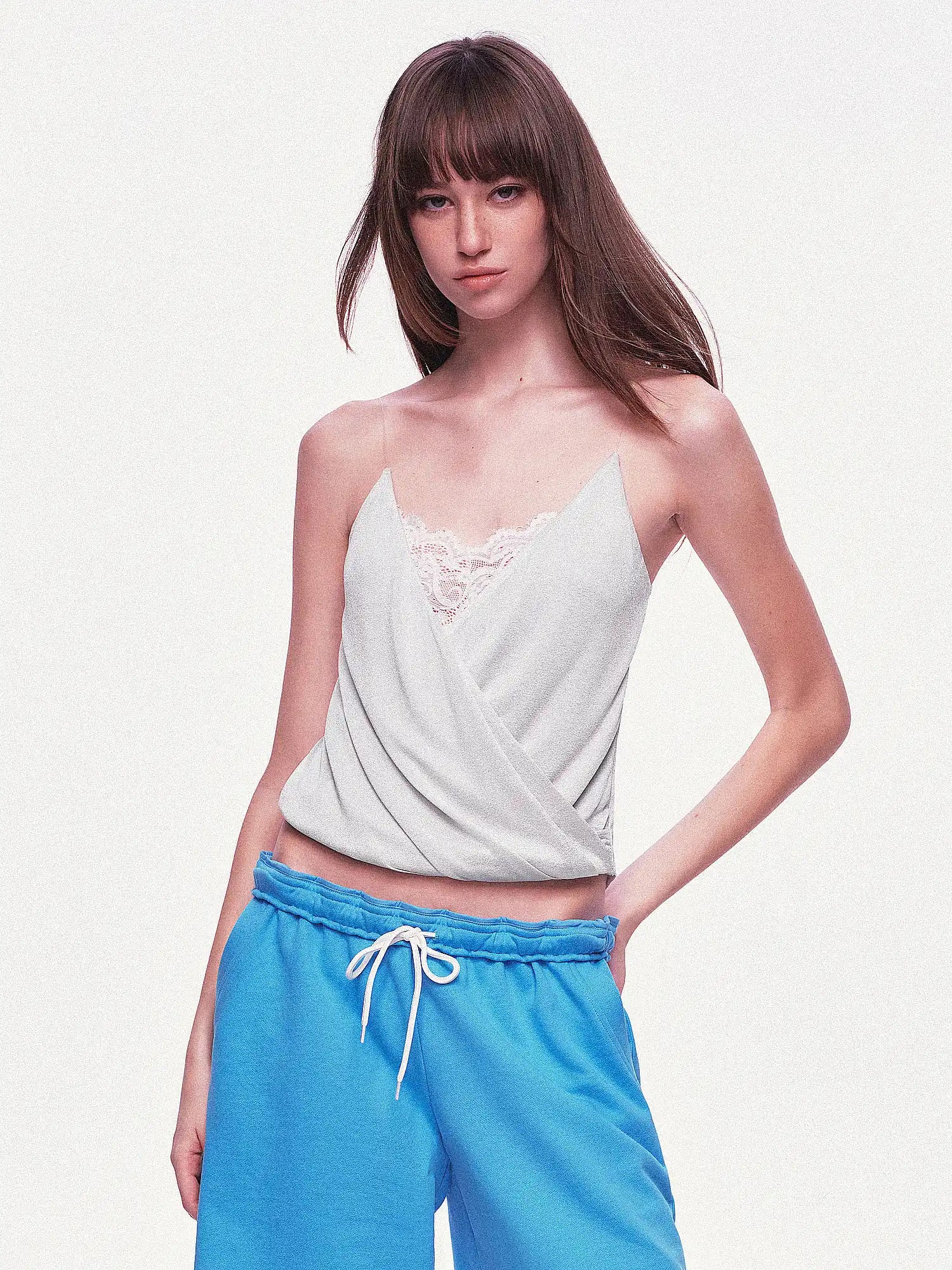 Ayo Transparent Straps Wrap Top | Canton Collective