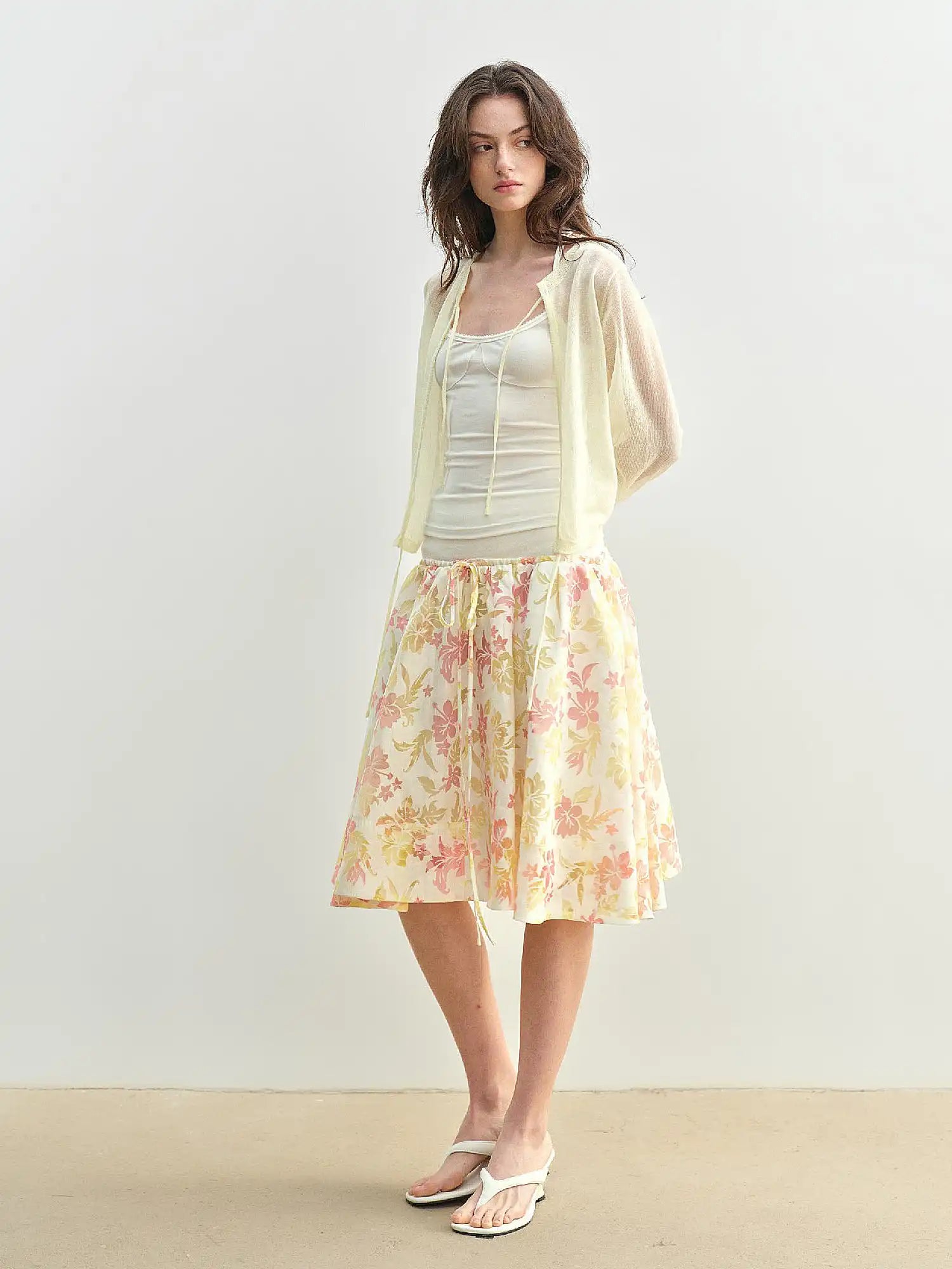 Muse Naps Tropical Floral High Waisted Mini Skirt | Canton Collective