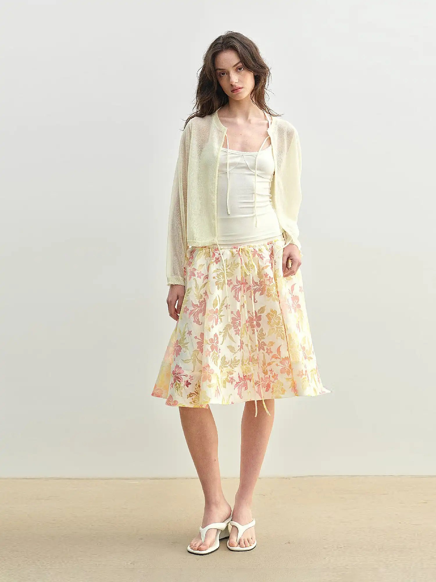 Muse Naps Tropical Floral High Waisted Mini Skirt | Canton Collective