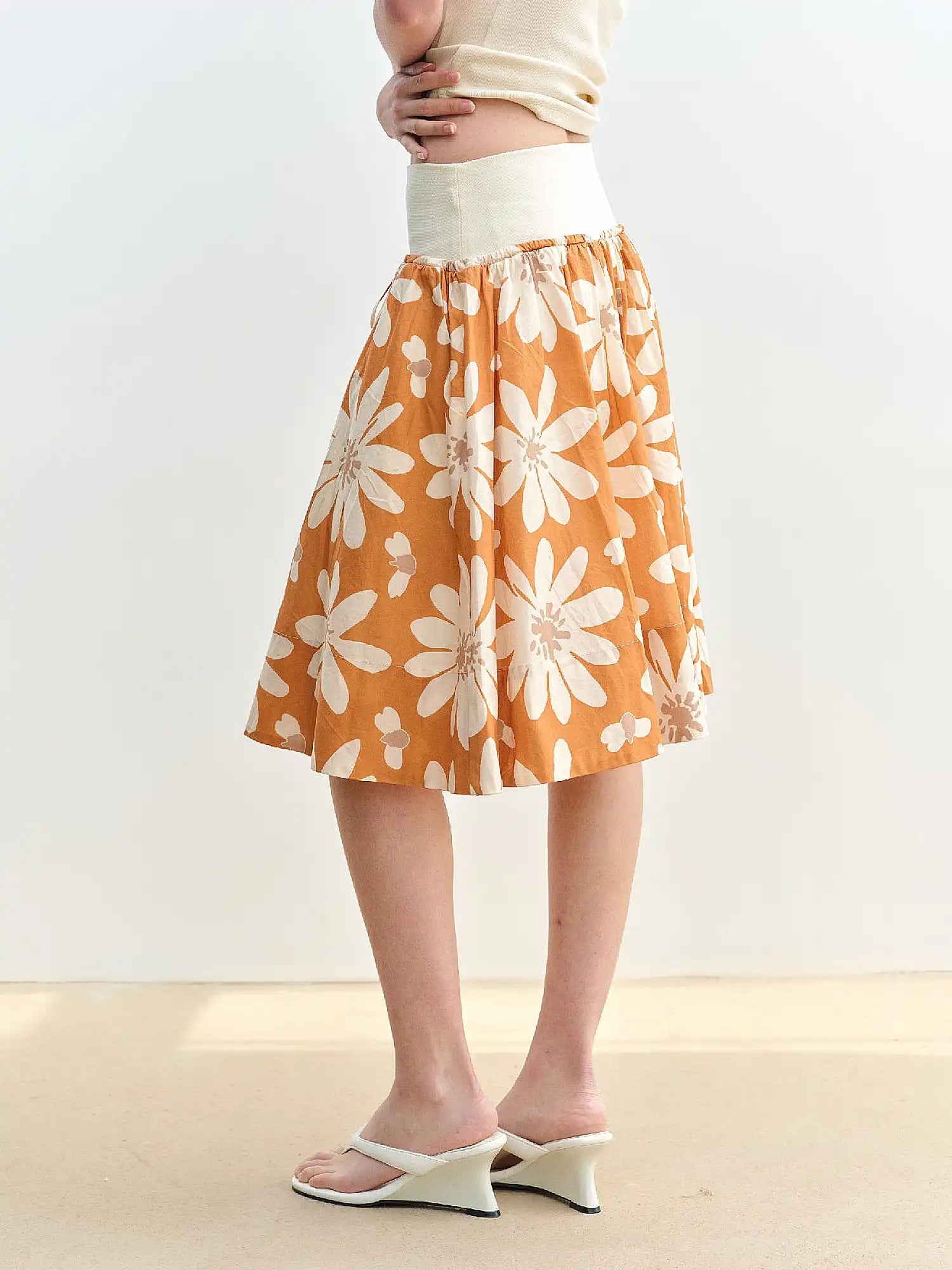 Muse Naps Tropical Floral High Waisted Mini Skirt | Canton Collective