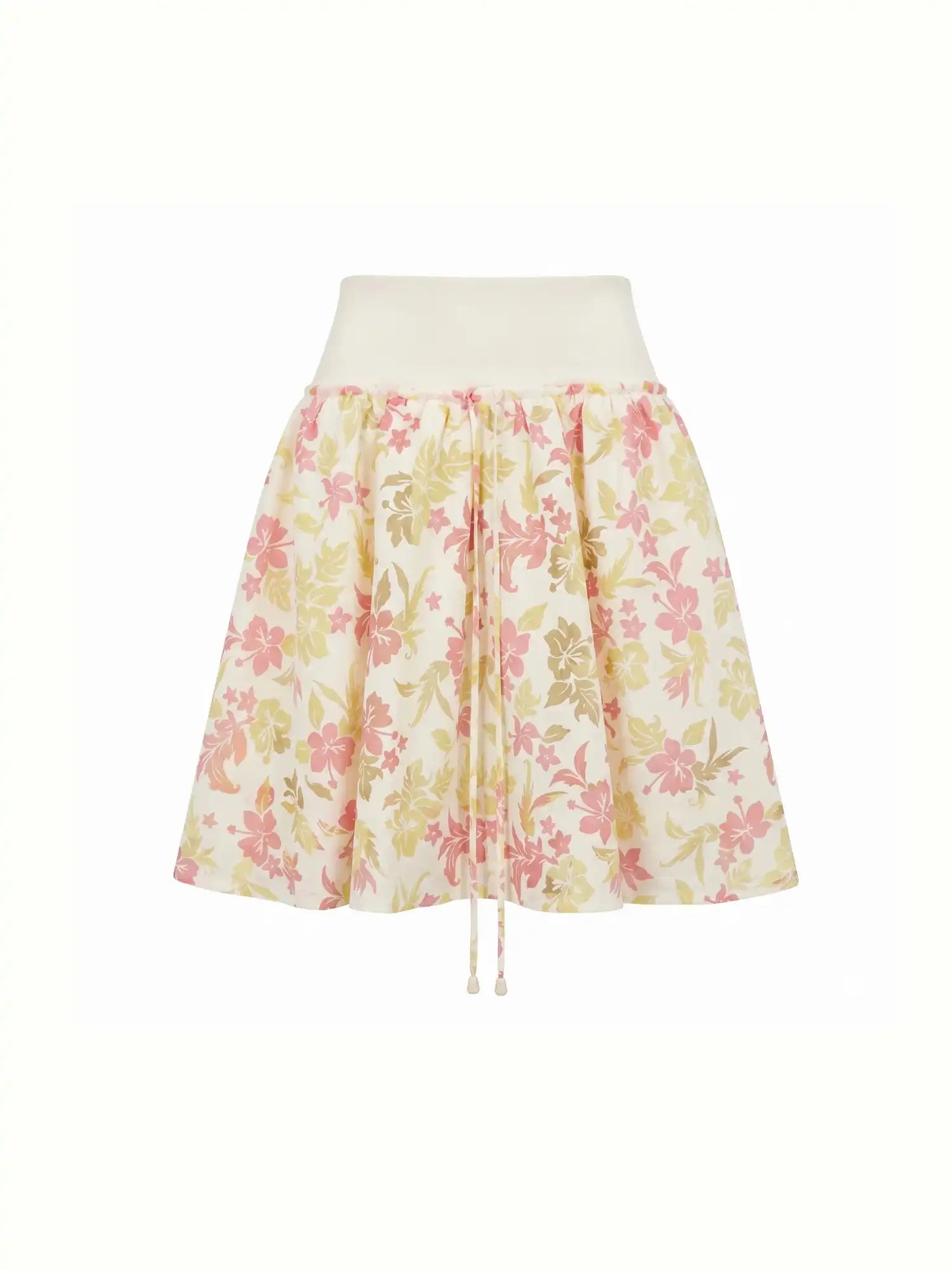 Muse Naps Tropical Floral High Waisted Mini Skirt | Canton Collective