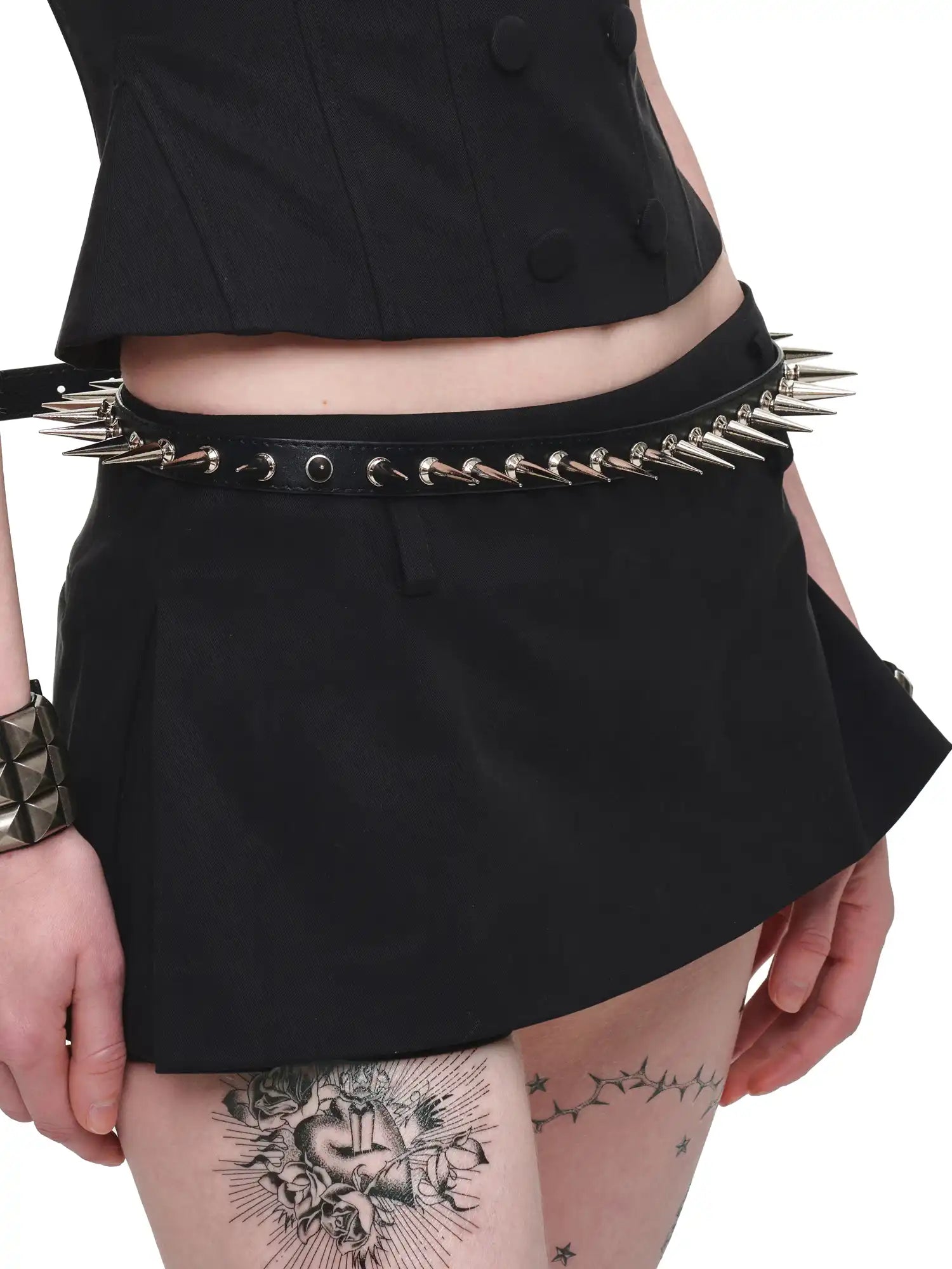 1Jinn Studio Twill Low Rise Trench Mini Skirt | Canton Collective